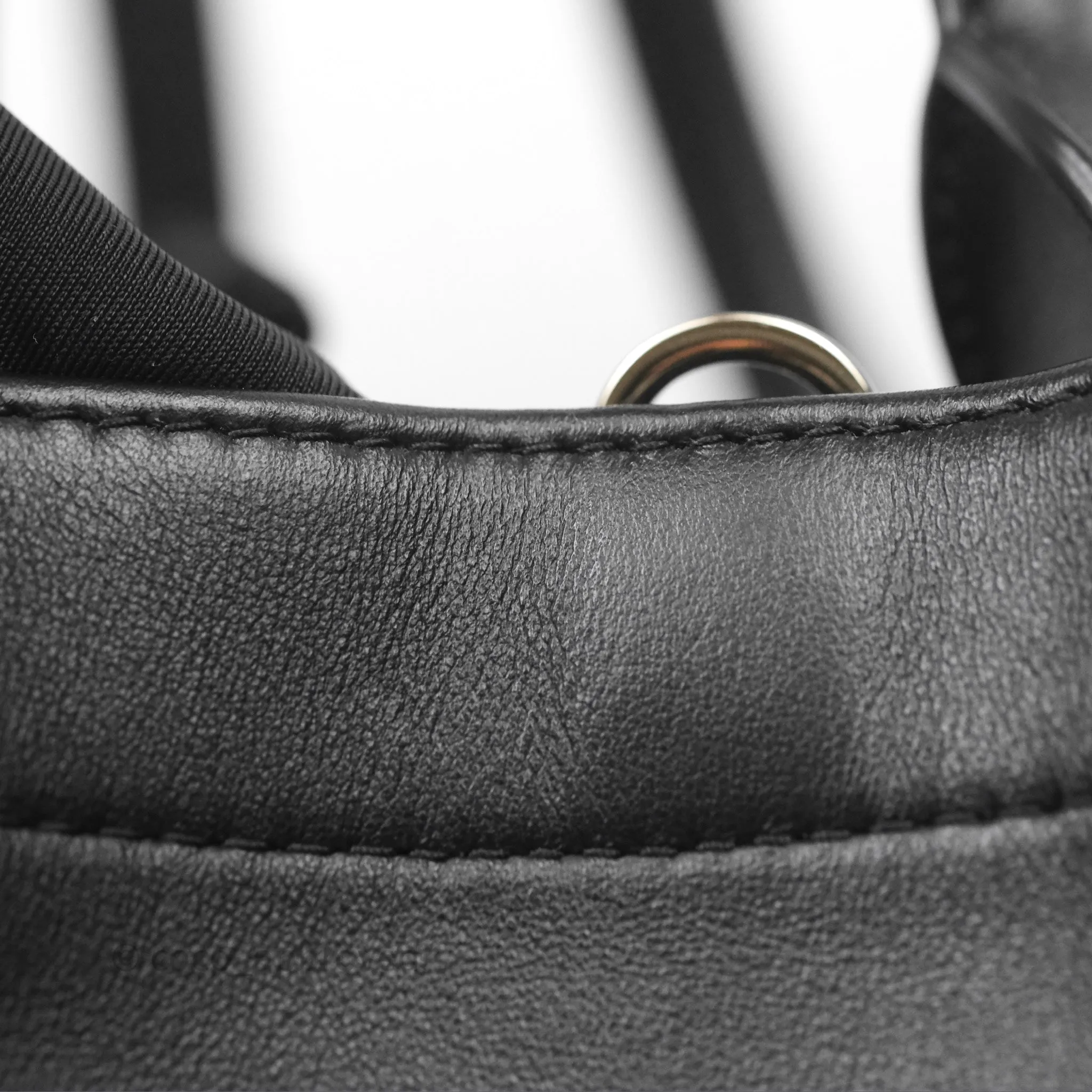 Christian Dior Small Dior Book Tote Black Macrocannage Calfskin Gold Hardware
