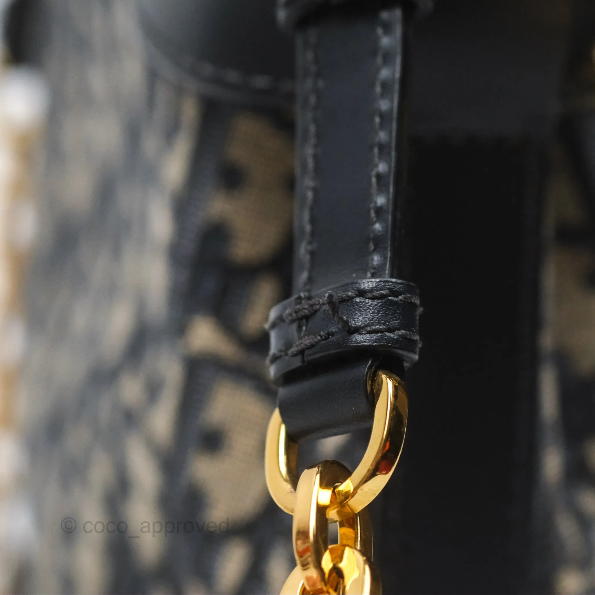 Christian Dior Small O C'est Dior Bucket Bag Blue Dior Oblique Jacquard