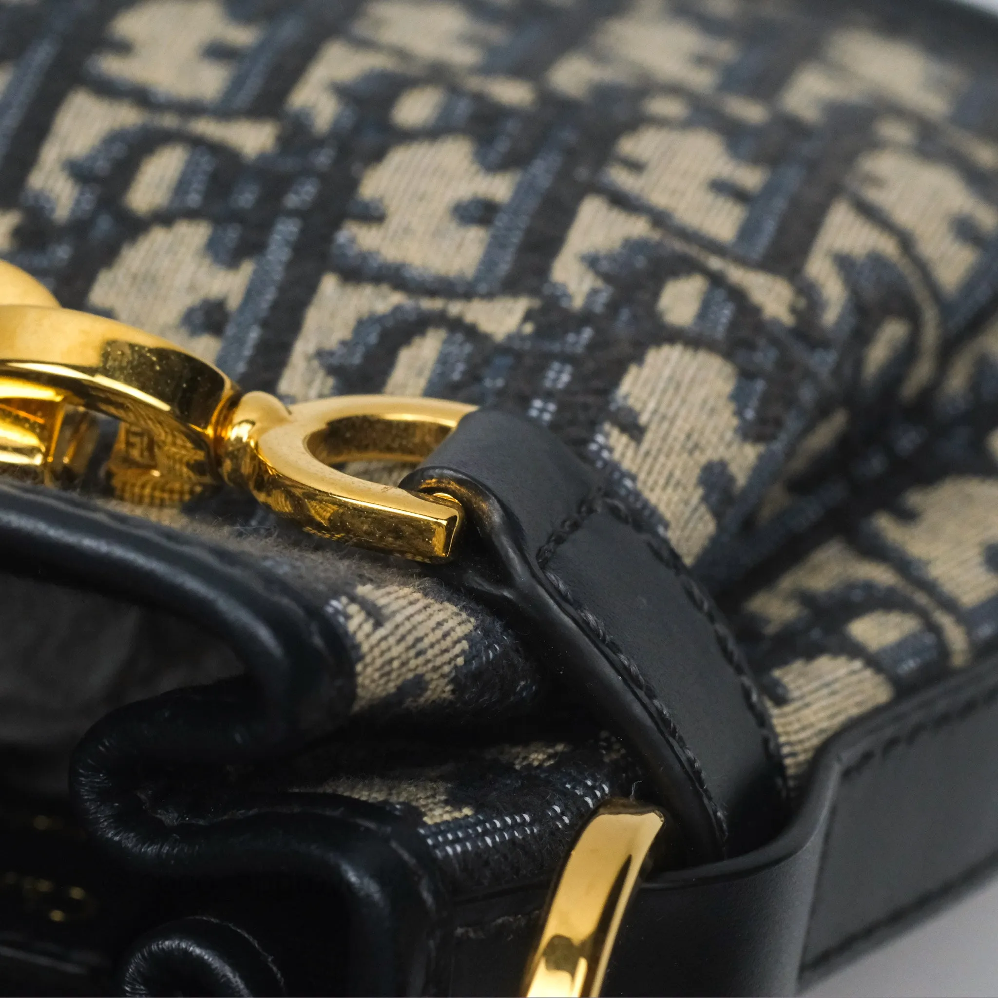 Christian Dior Small O C'est Dior Bucket Bag Blue Dior Oblique Jacquard