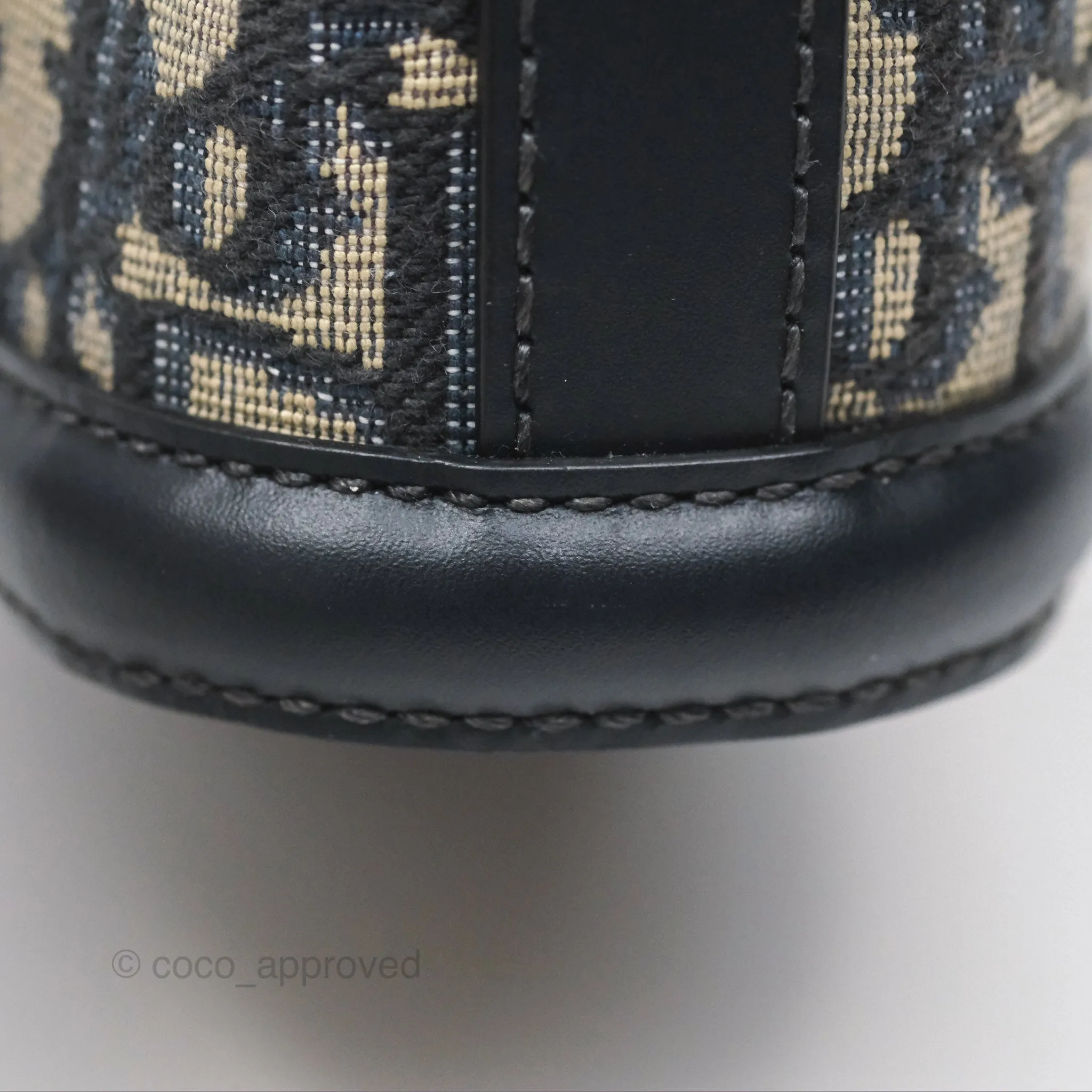 Christian Dior Small O C'est Dior Bucket Bag Blue Dior Oblique Jacquard