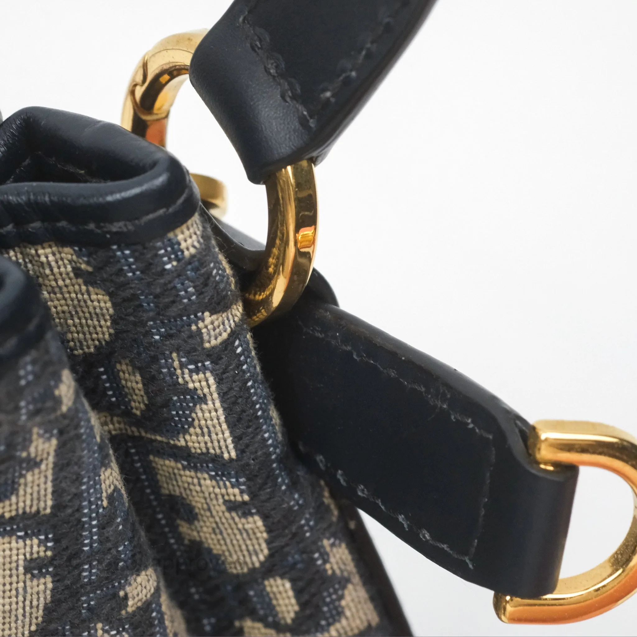 Christian Dior Small O C'est Dior Bucket Bag Blue Dior Oblique Jacquard