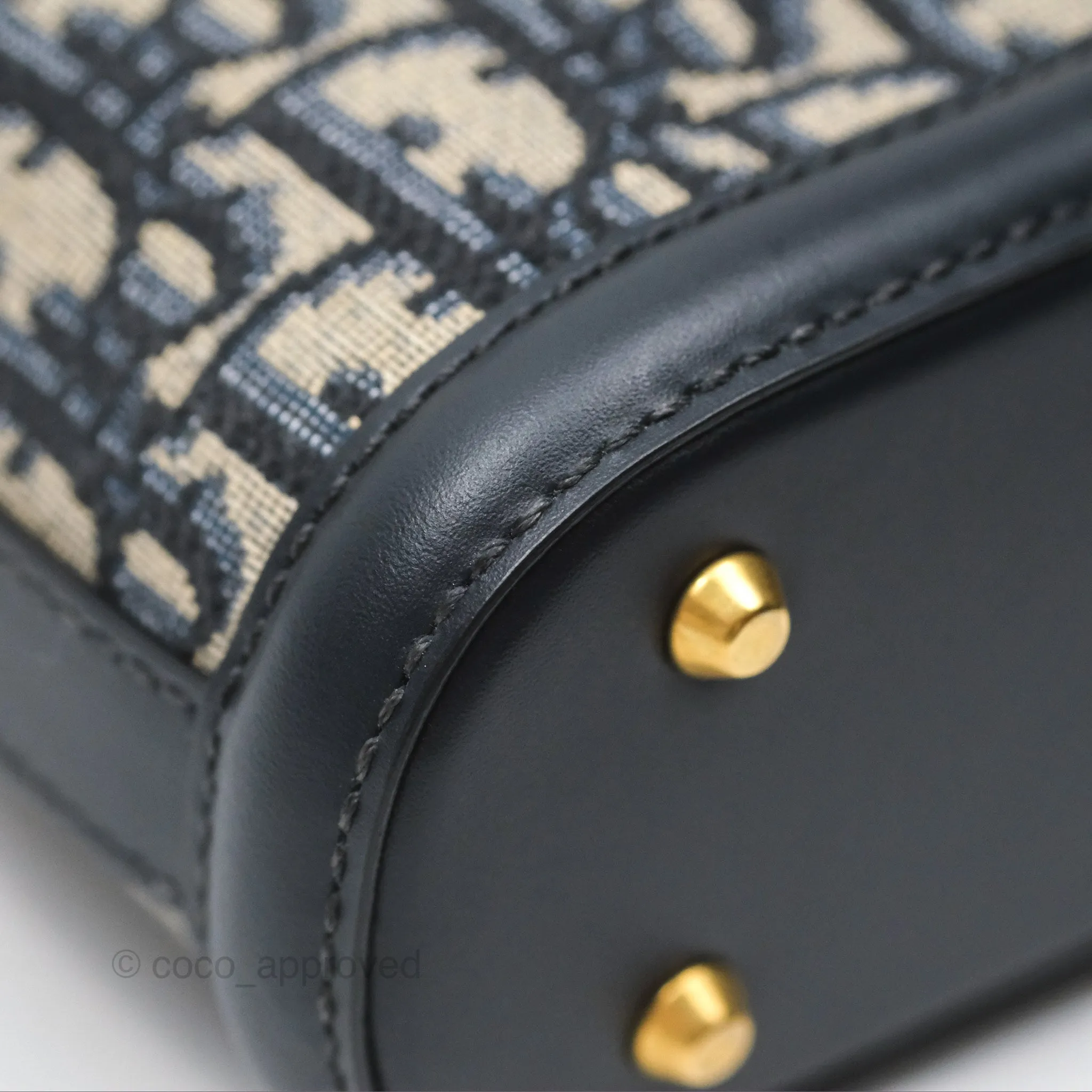 Christian Dior Small O C'est Dior Bucket Bag Blue Dior Oblique Jacquard