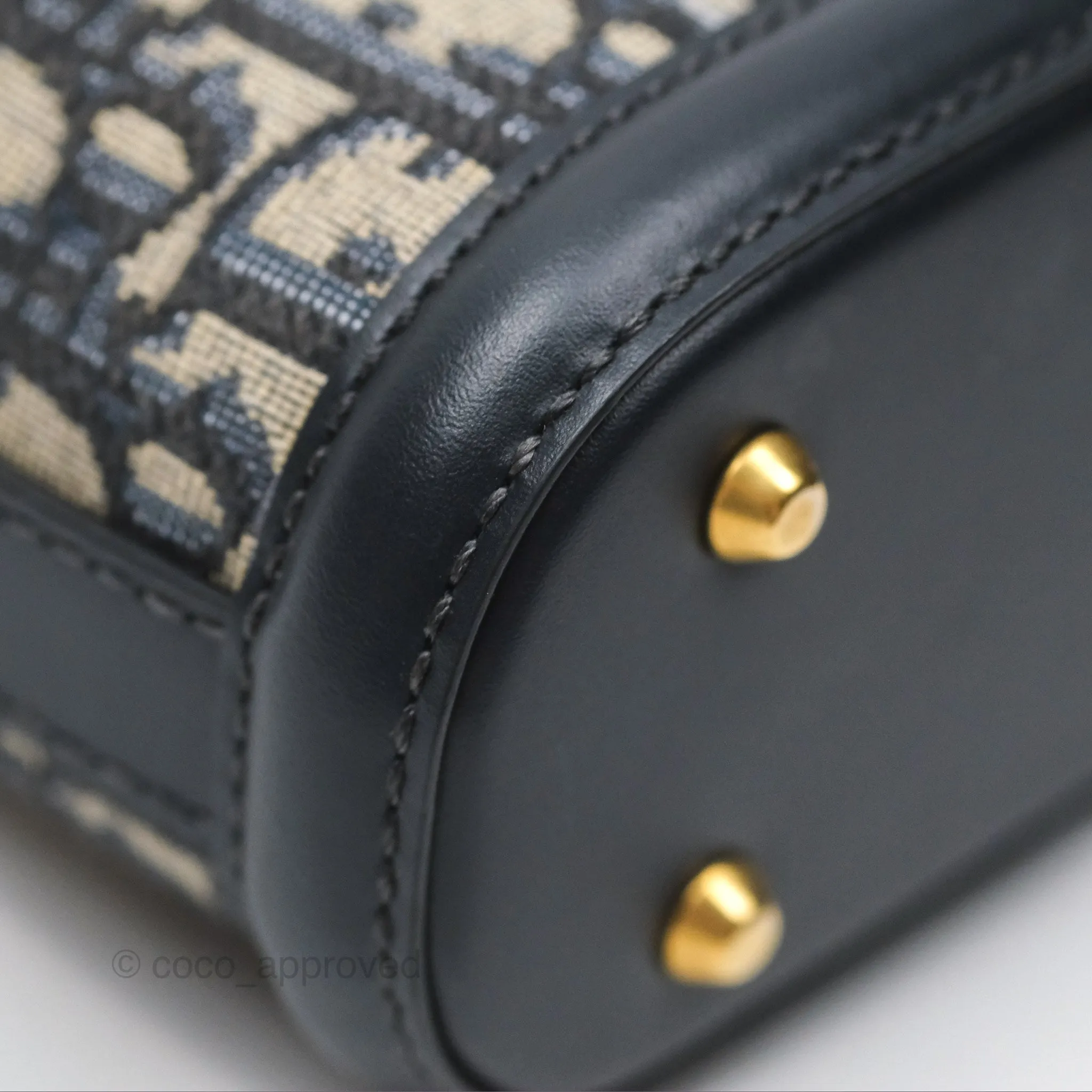 Christian Dior Small O C'est Dior Bucket Bag Blue Dior Oblique Jacquard