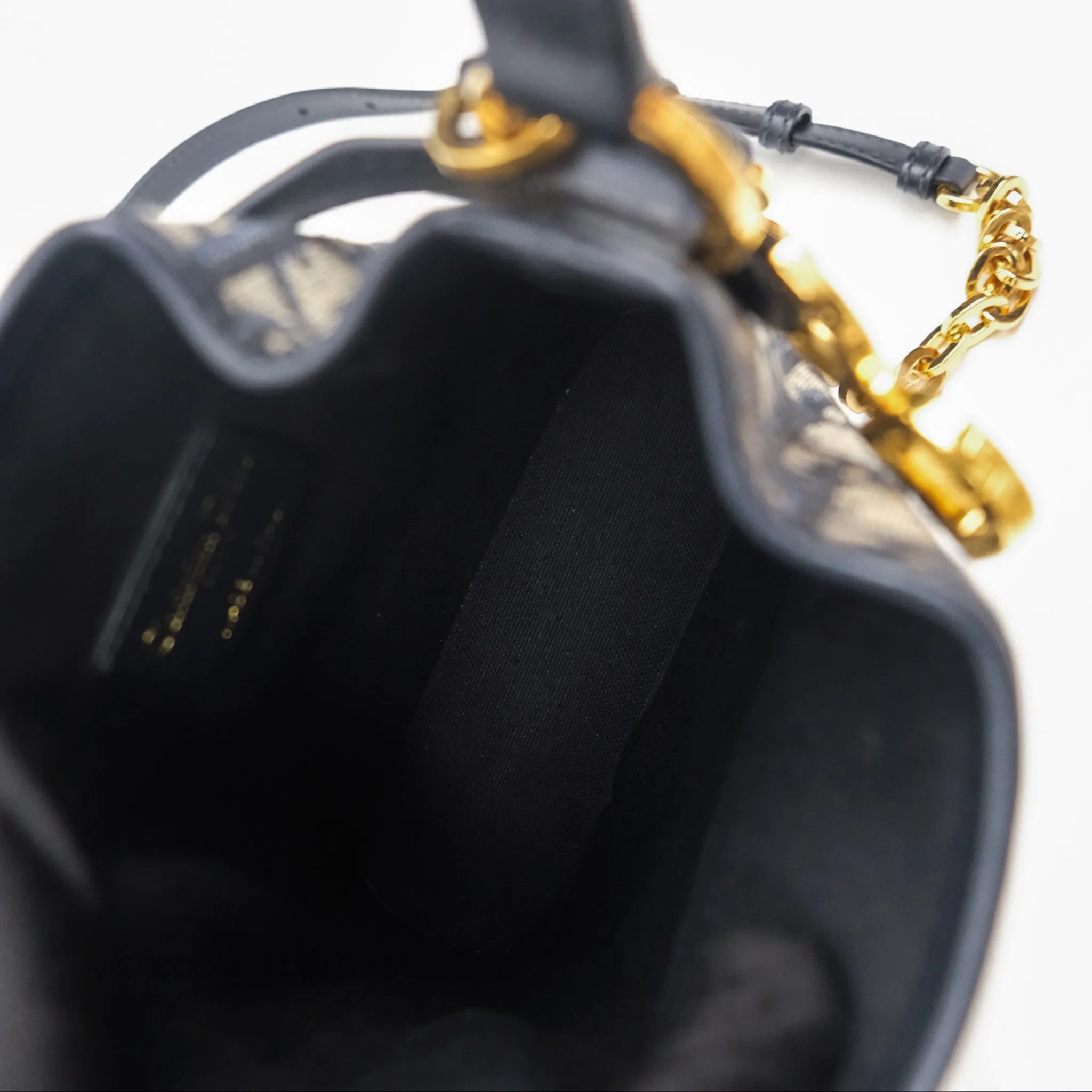 Christian Dior Small O C'est Dior Bucket Bag Blue Dior Oblique Jacquard