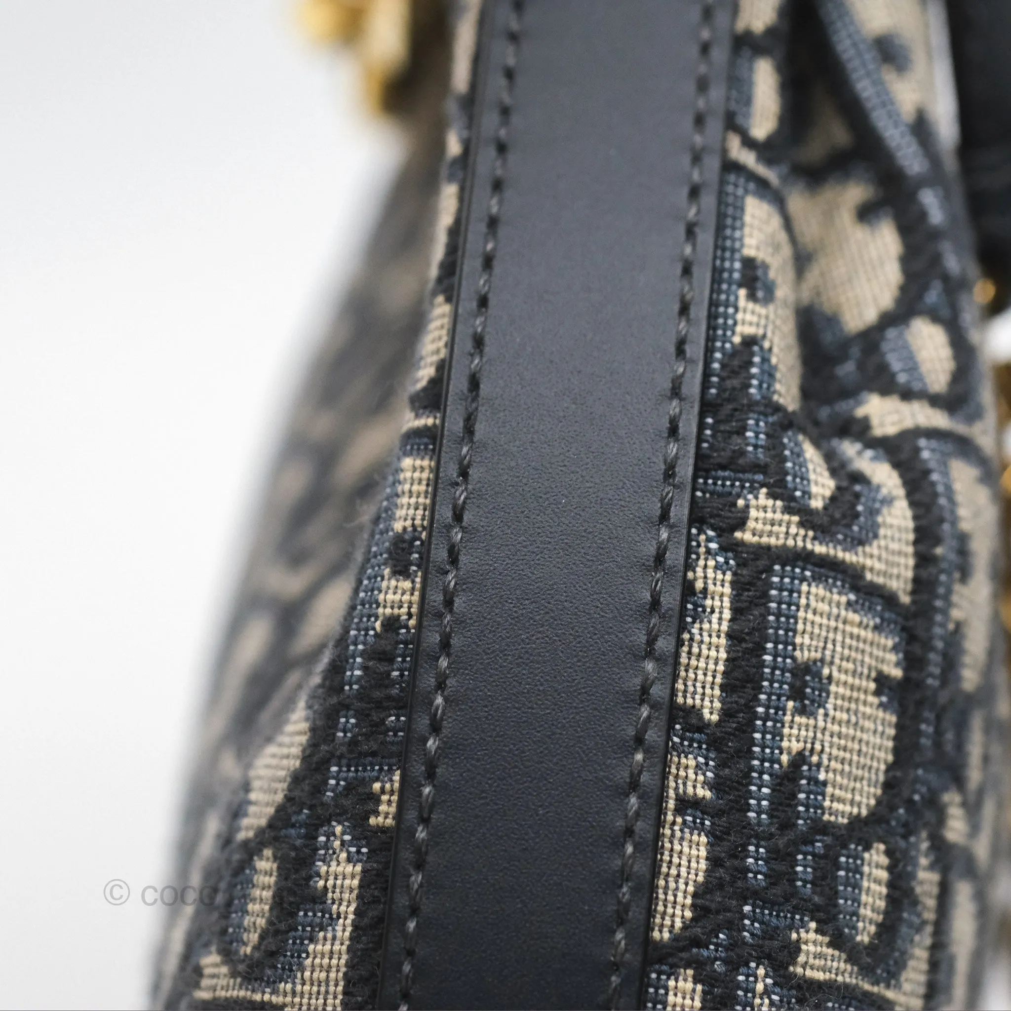 Christian Dior Small O C'est Dior Bucket Bag Blue Dior Oblique Jacquard