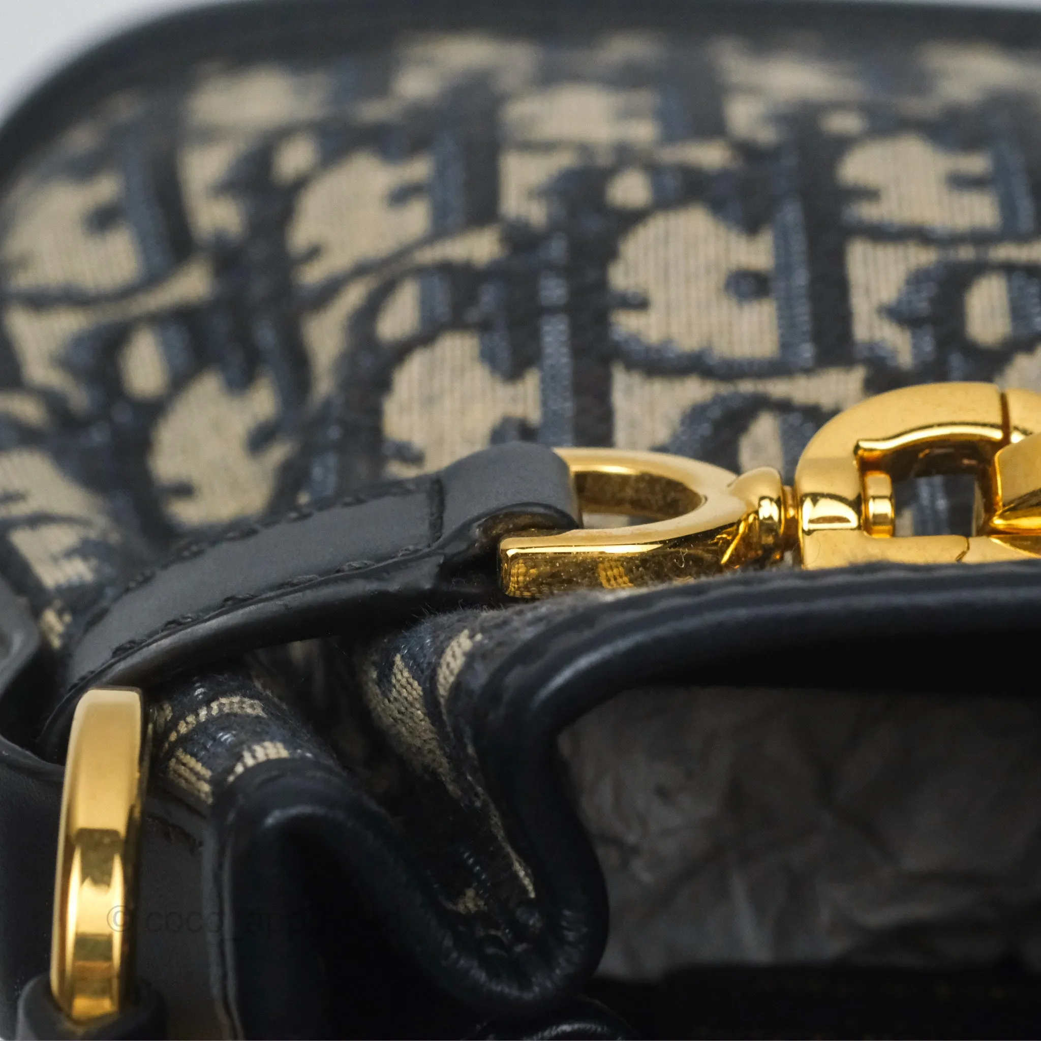 Christian Dior Small O C'est Dior Bucket Bag Blue Dior Oblique Jacquard