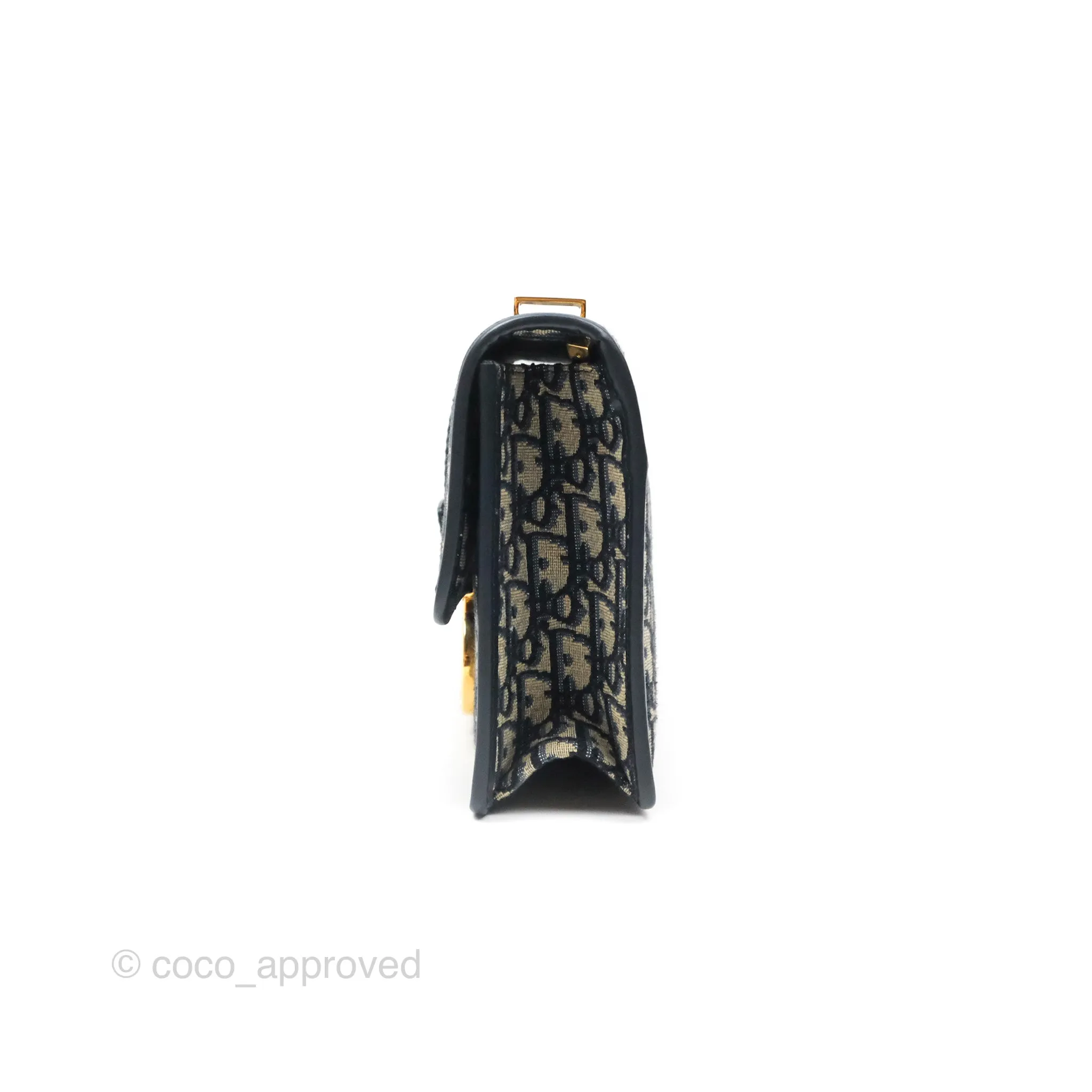 Dior 30 Montaigne Bag Blue Dior Oblique Jacquard