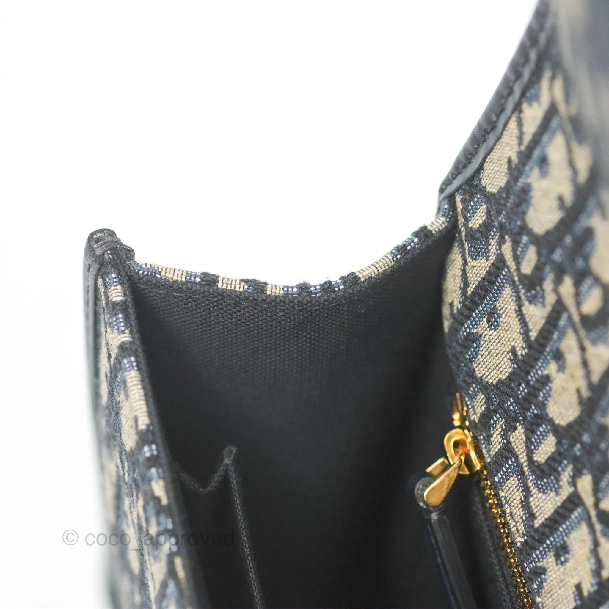 Dior 30 Montaigne Bag Blue Dior Oblique Jacquard