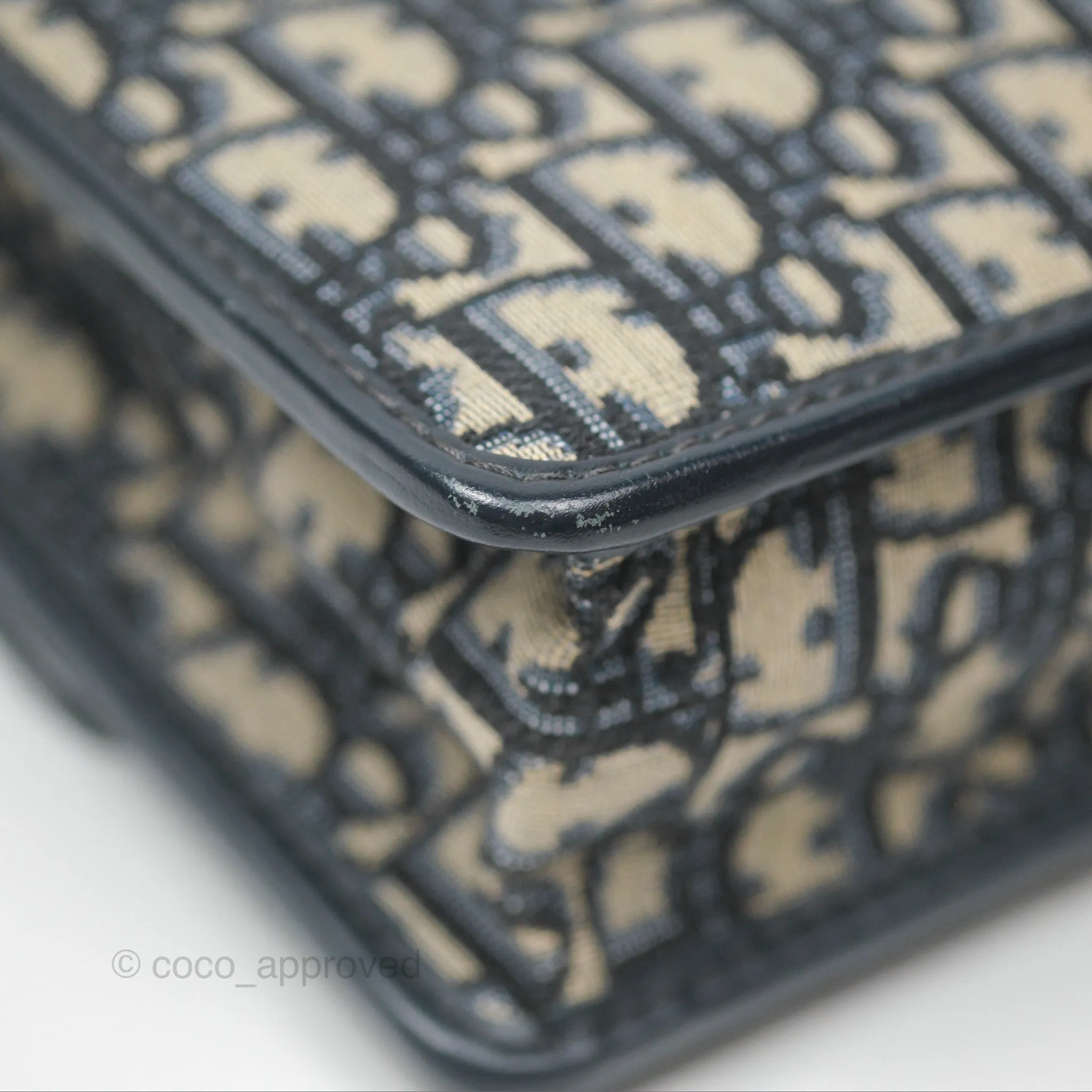 Dior 30 Montaigne Bag Navy Dior Oblique Jacquard