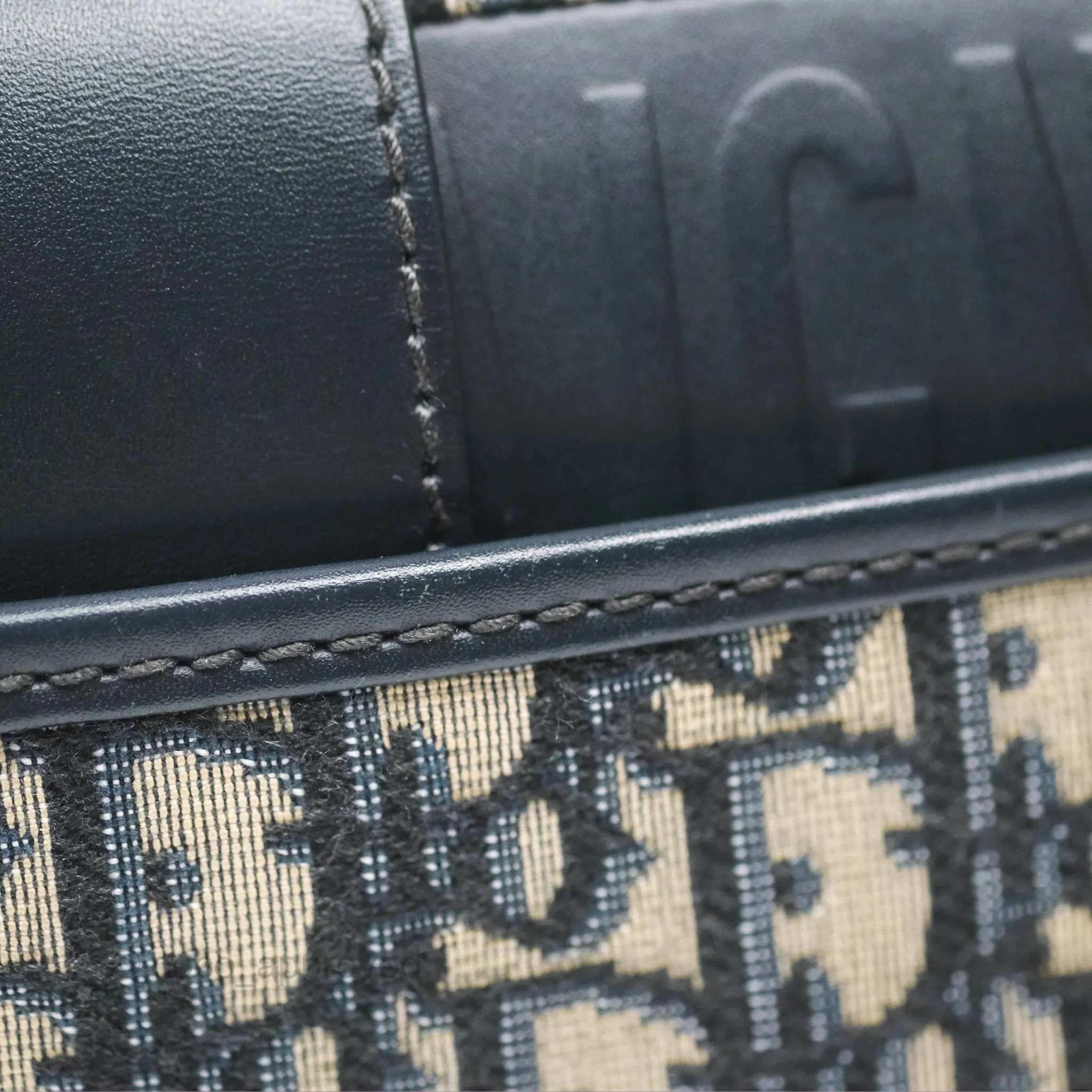Dior 30 Montaigne Bag Navy Dior Oblique Jacquard