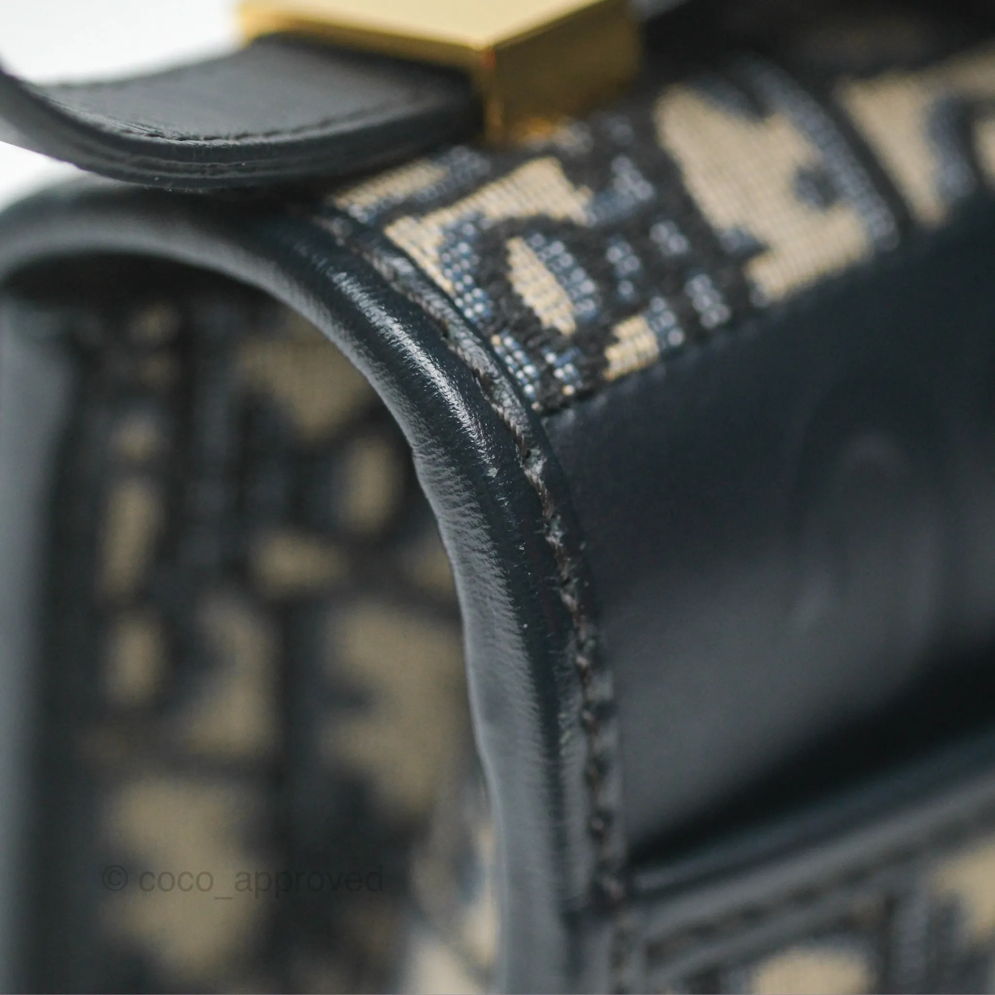 Dior 30 Montaigne Bag Navy Dior Oblique Jacquard