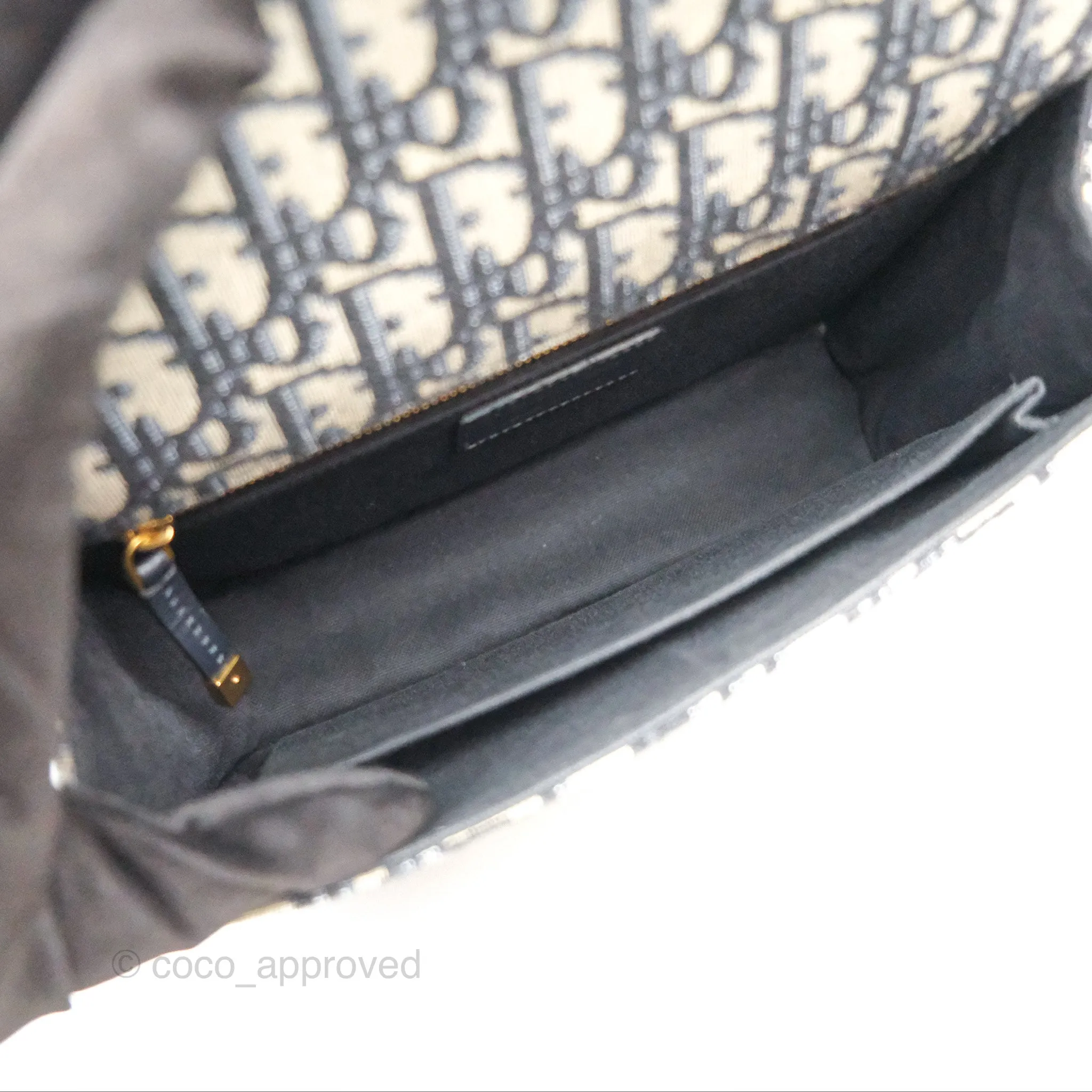 Dior 30 Montaigne Bag Navy Dior Oblique Jacquard
