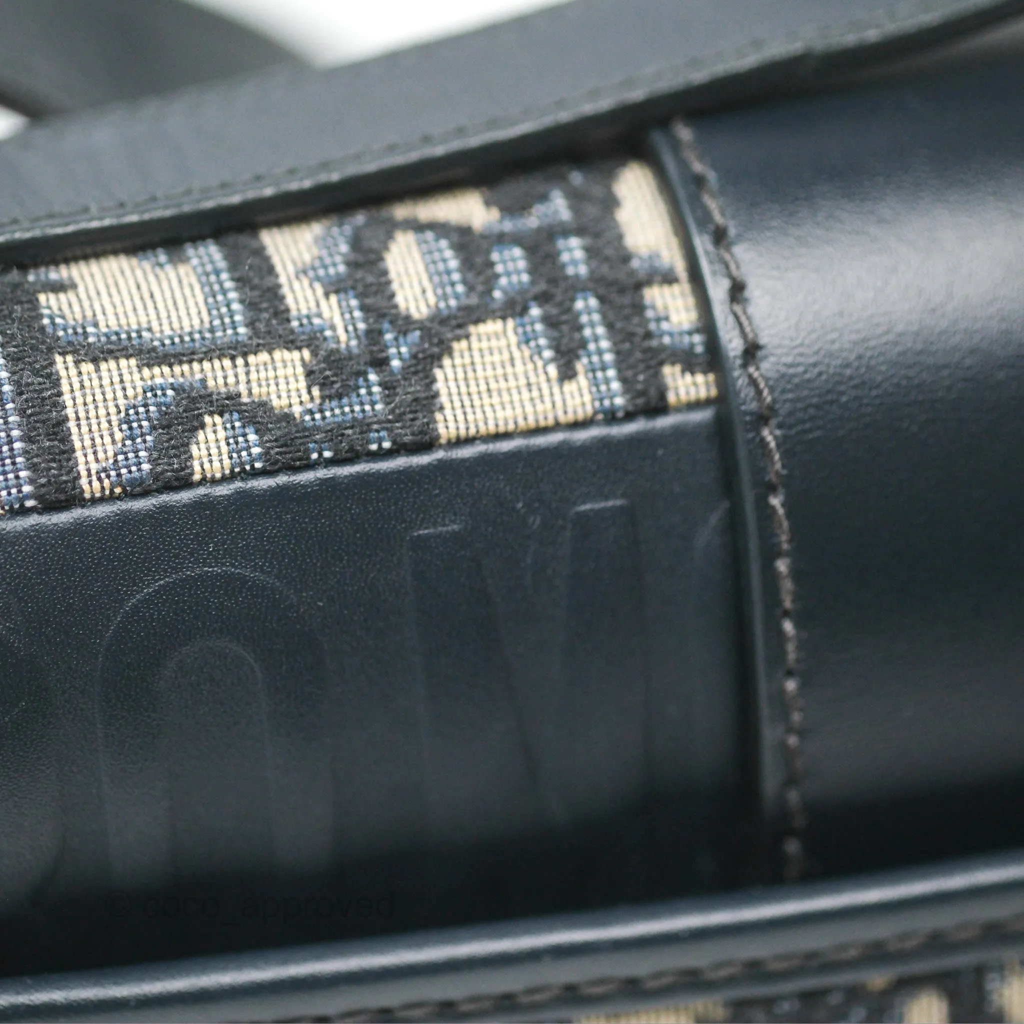 Dior 30 Montaigne Bag Navy Dior Oblique Jacquard
