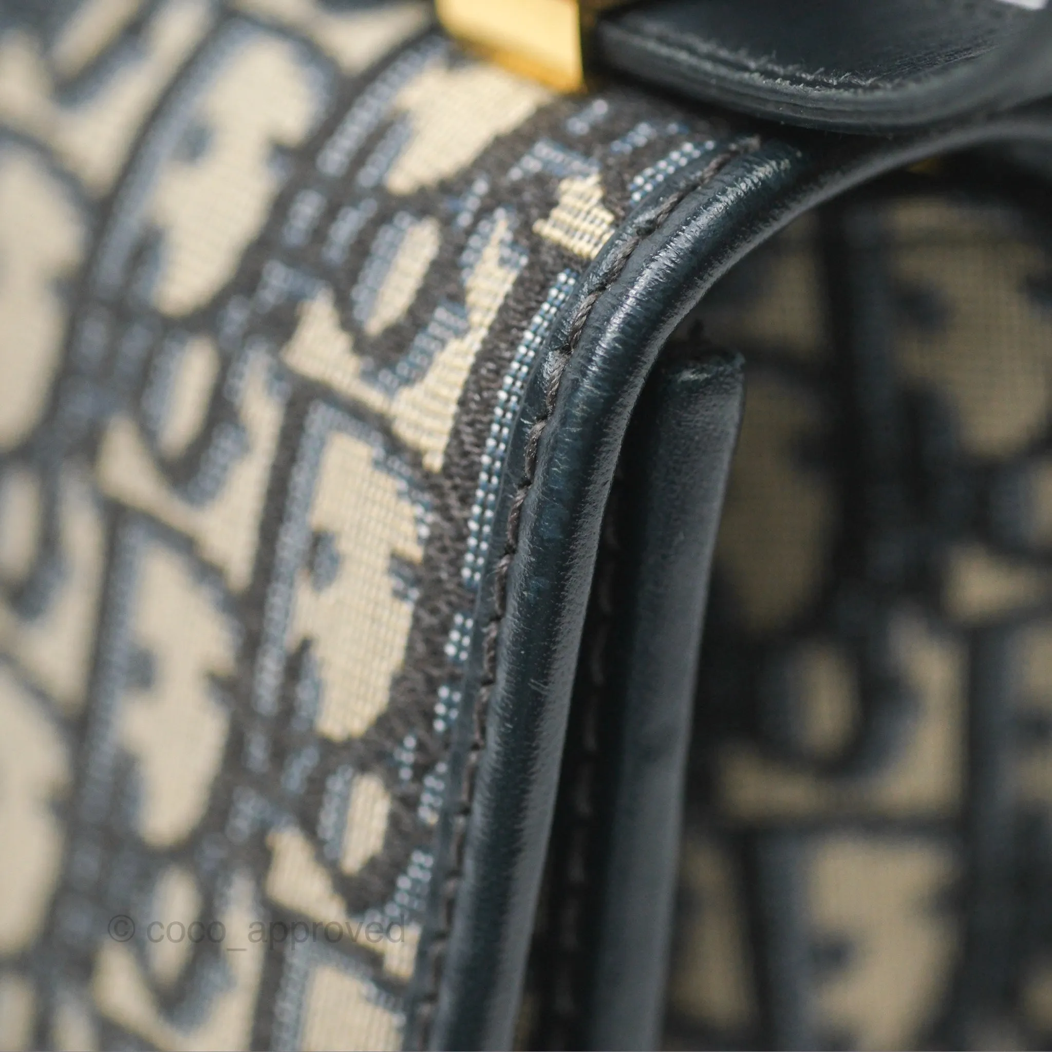 Dior 30 Montaigne Bag Navy Dior Oblique Jacquard