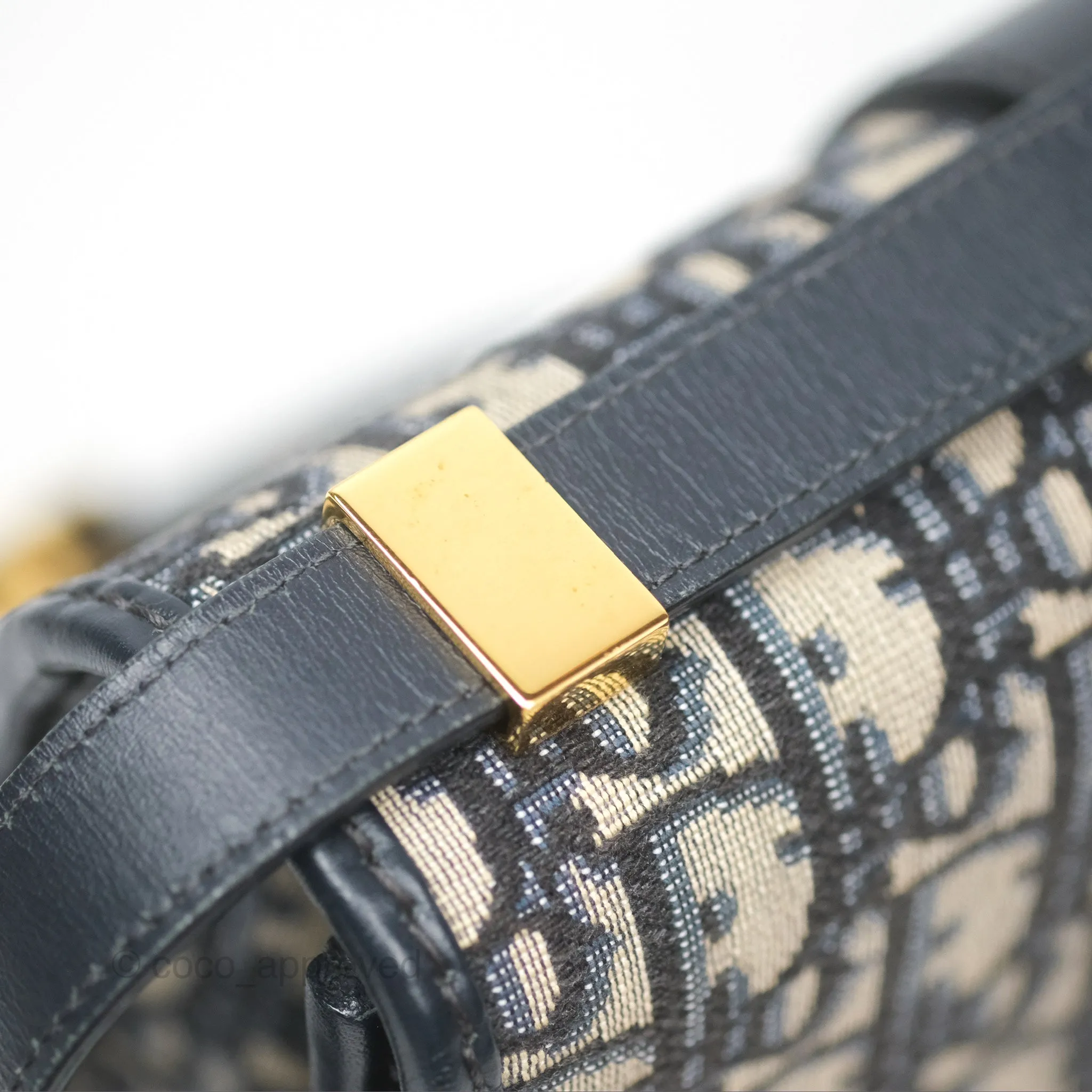 Dior 30 Montaigne Bag Navy Dior Oblique Jacquard