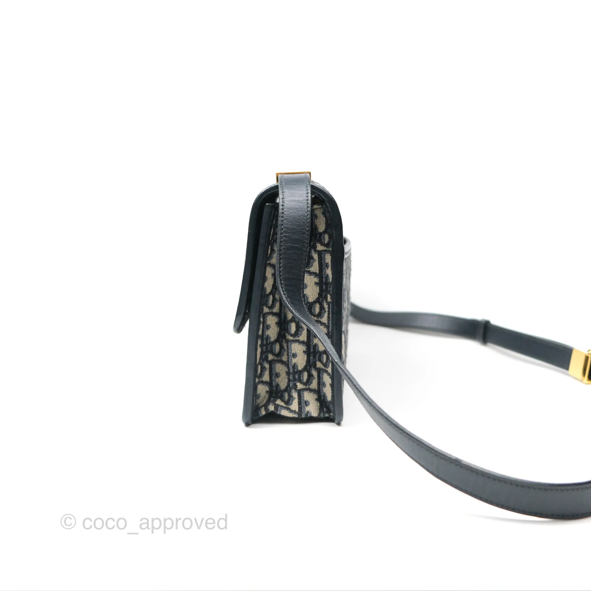 Dior 30 Montaigne Bag Navy Dior Oblique Jacquard