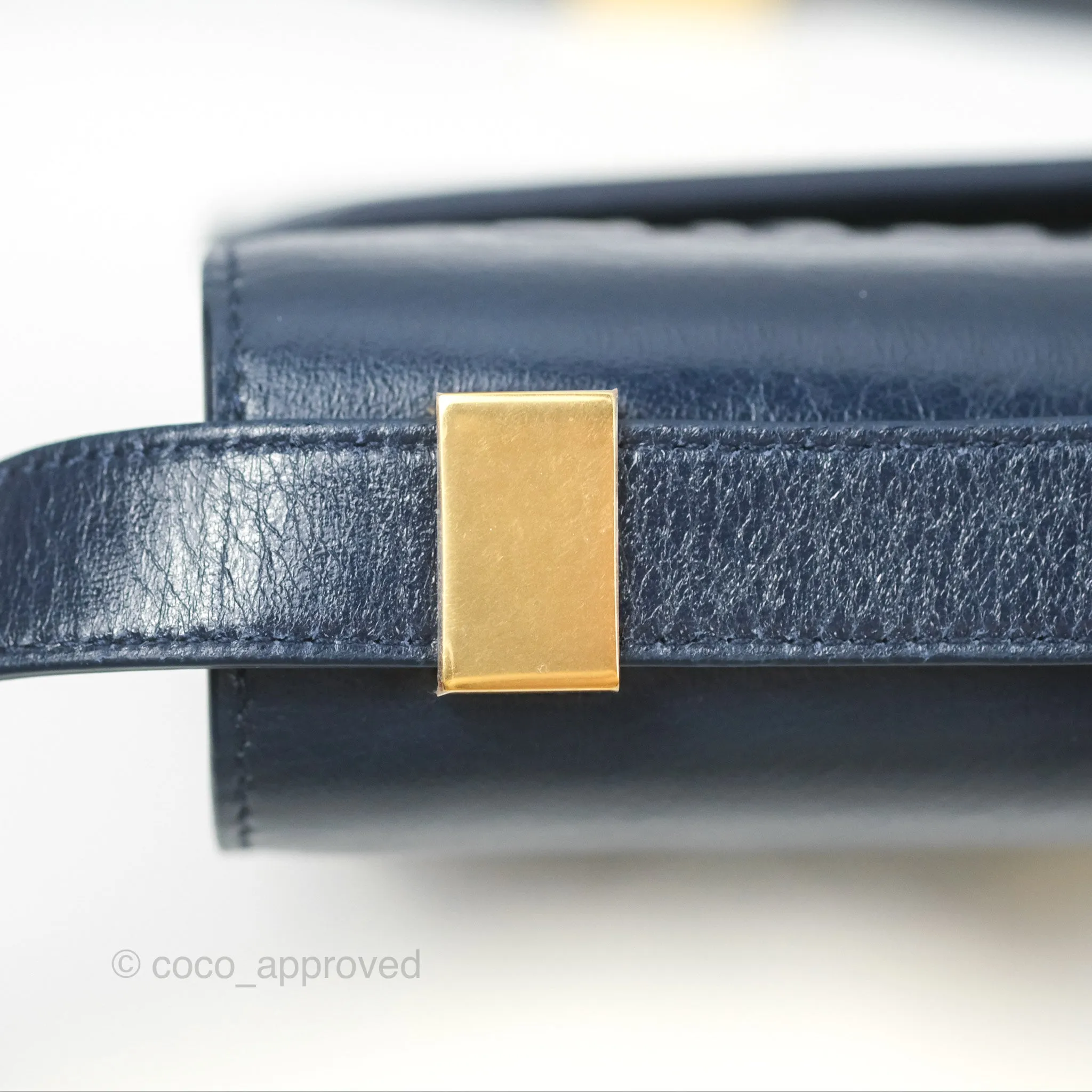 Dior 30 Montaigne Bag Navy Shiny Crinkled Lambskin