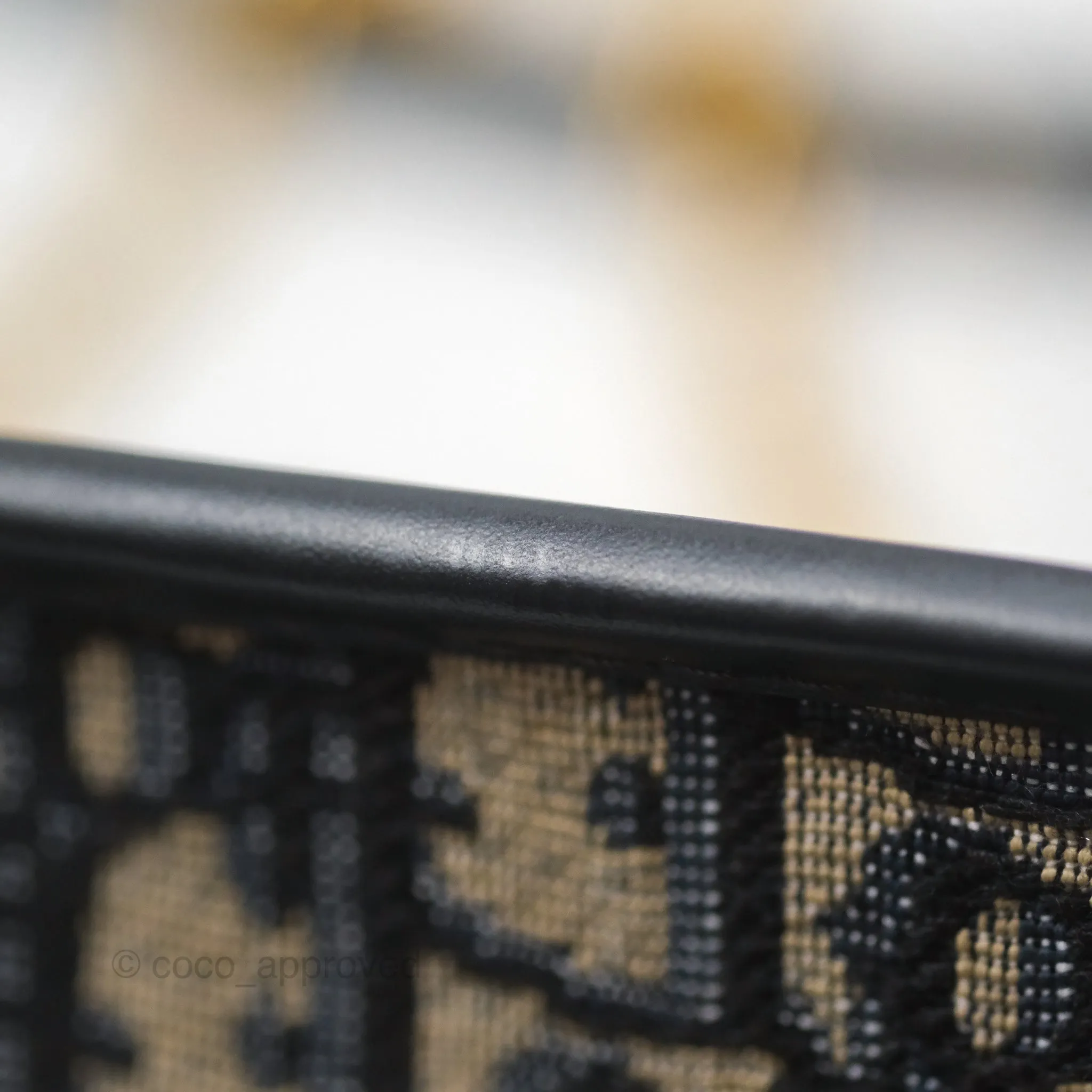 Dior 30 Montaigne East-West Bag With Chain Blue Dior Oblique Jacquard