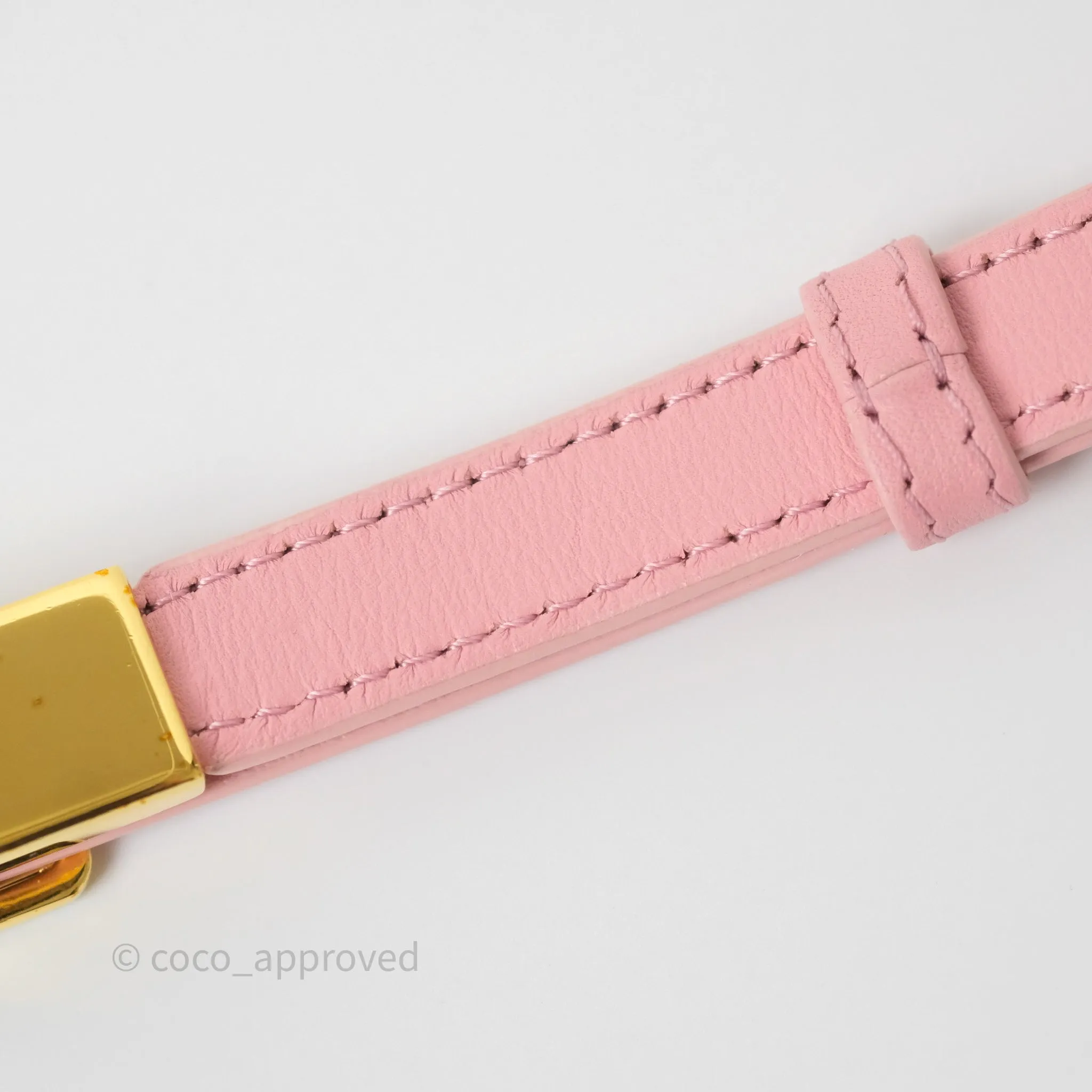 Dior 30 Montaigne East-West Chain Bag Pink