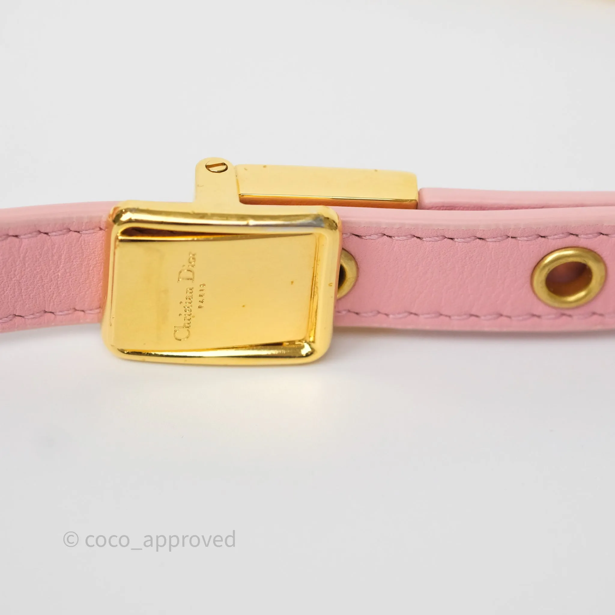 Dior 30 Montaigne East-West Chain Bag Pink