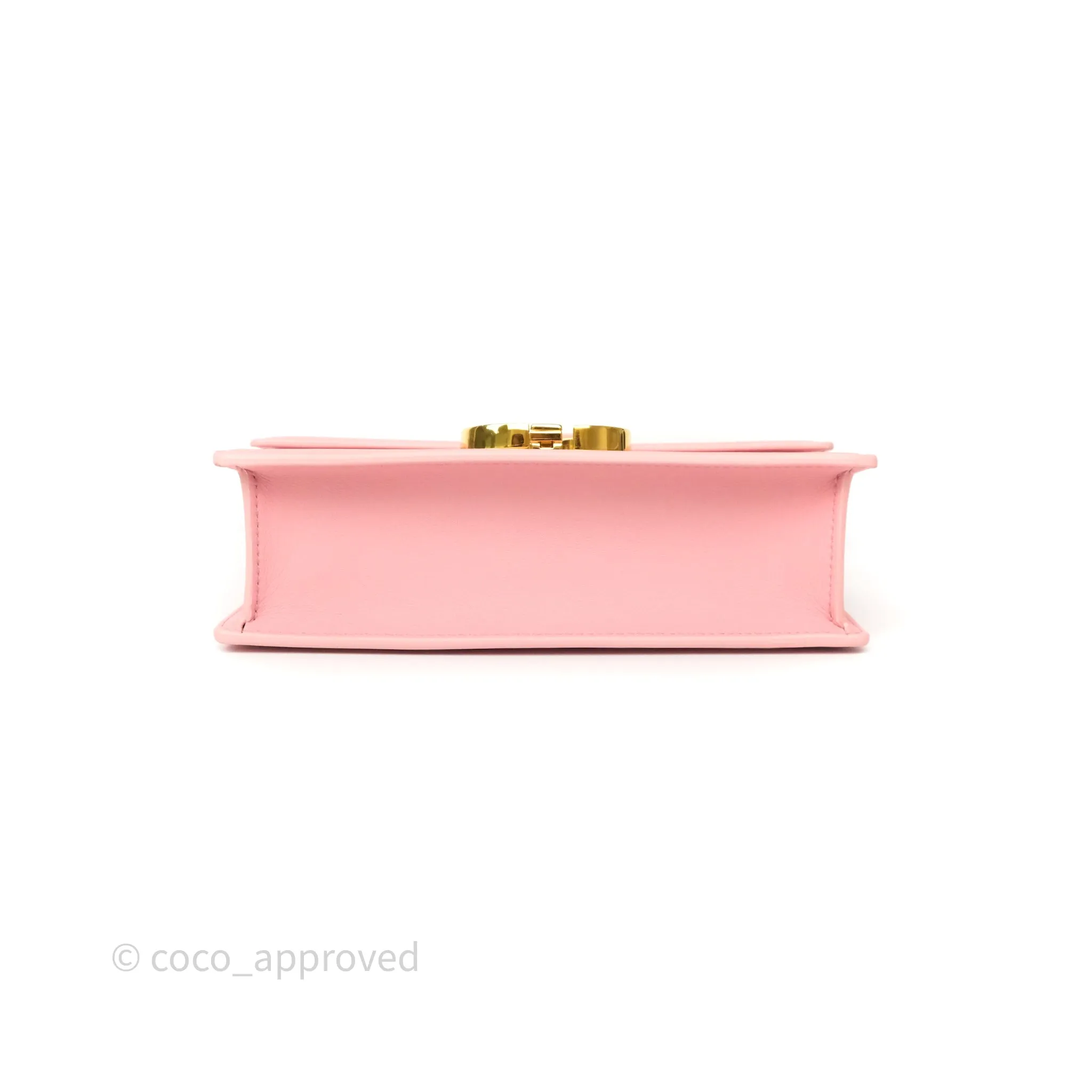 Dior 30 Montaigne East-West Chain Bag Pink