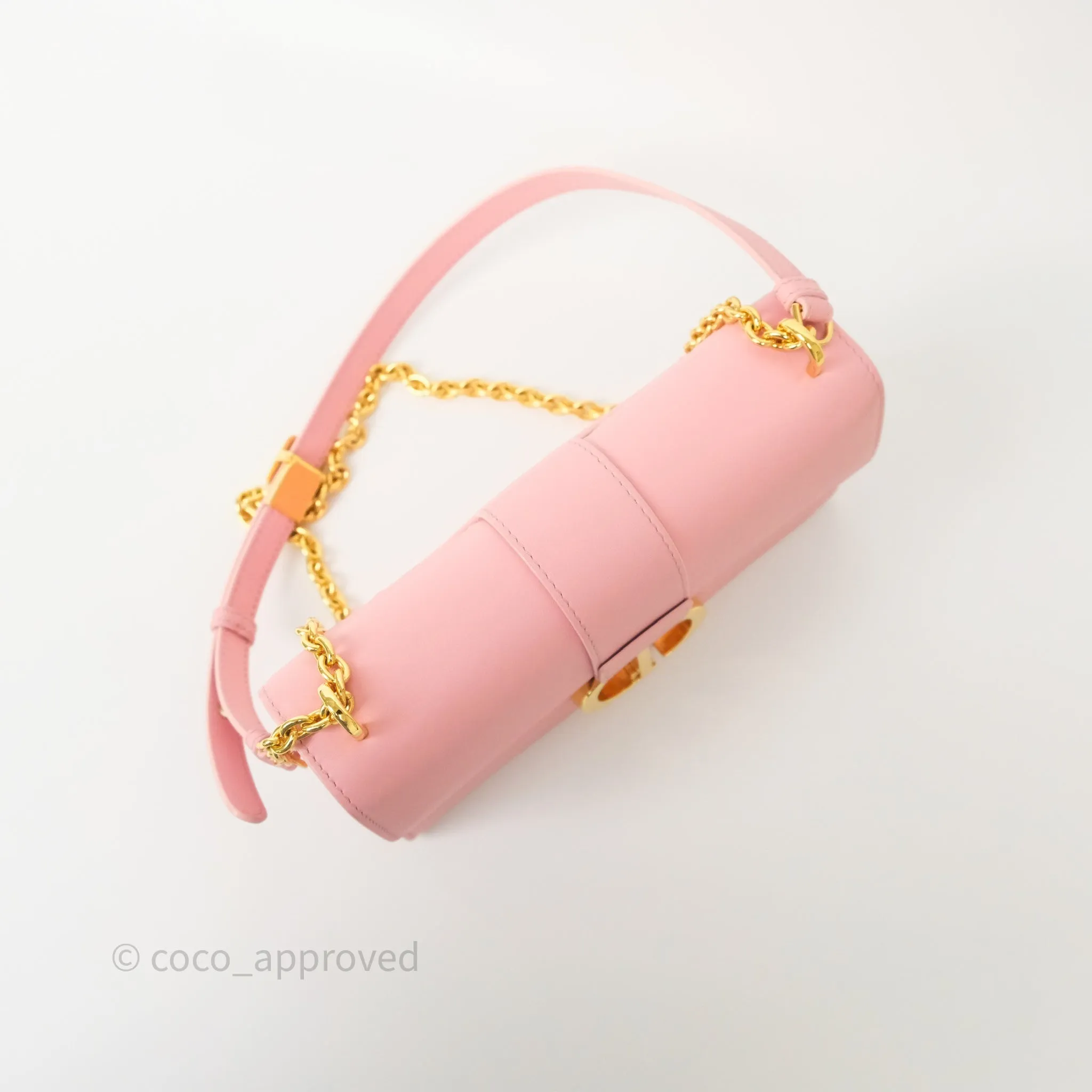 Dior 30 Montaigne East-West Chain Bag Pink