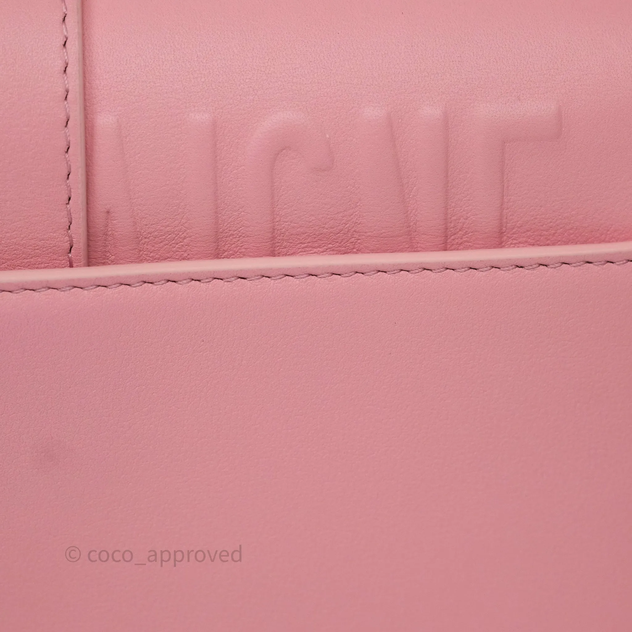 Dior 30 Montaigne East-West Chain Bag Pink