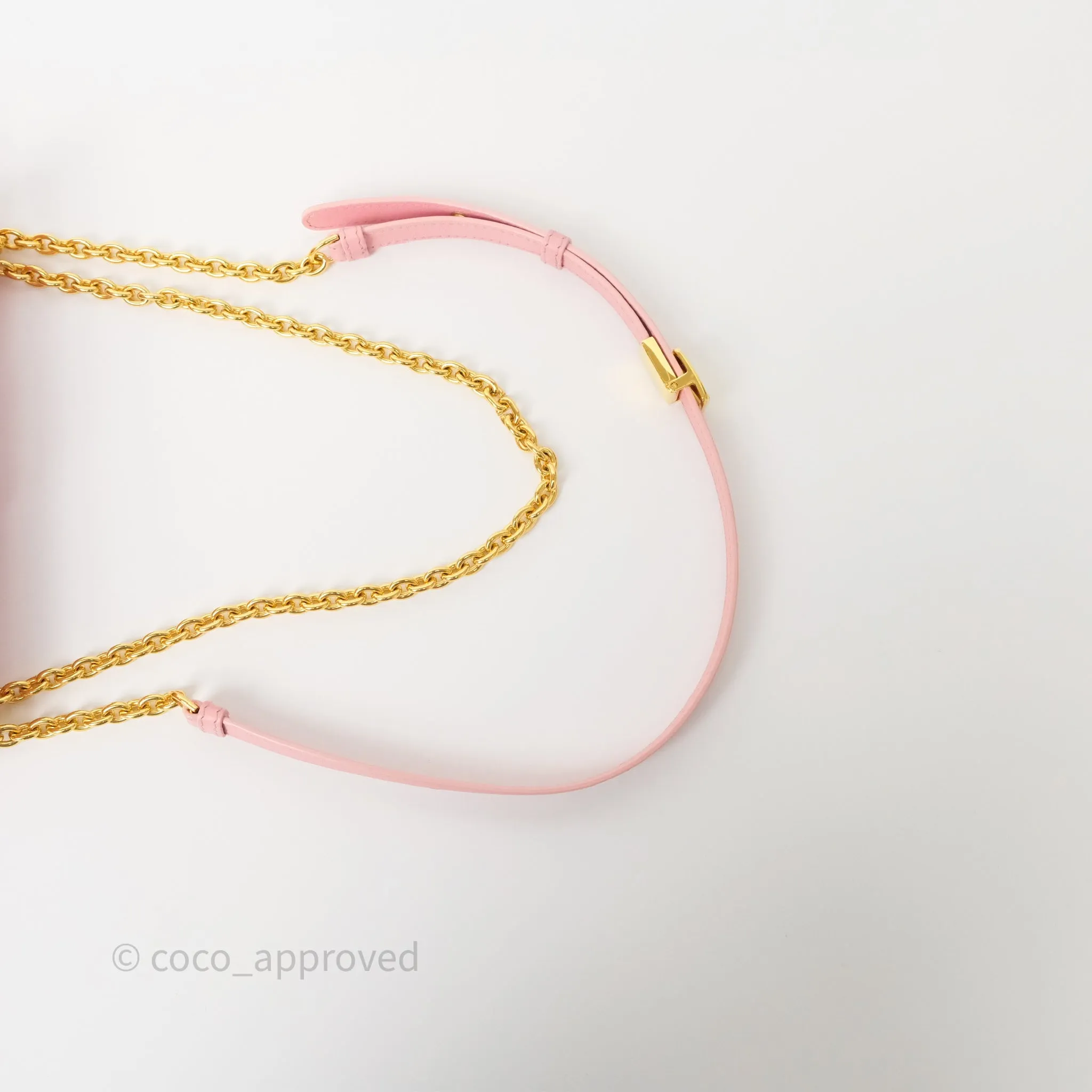 Dior 30 Montaigne East-West Chain Bag Pink