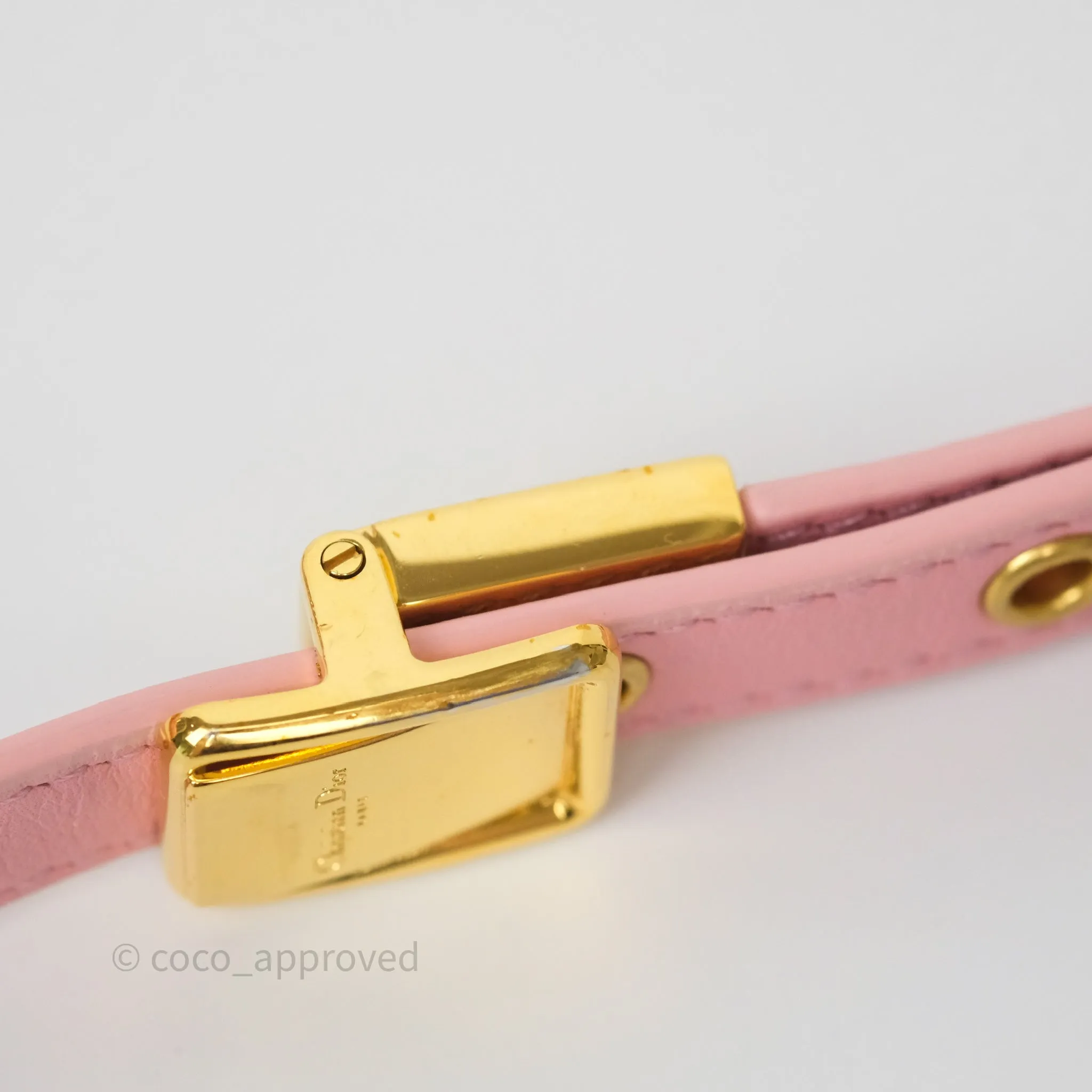 Dior 30 Montaigne East-West Chain Bag Pink