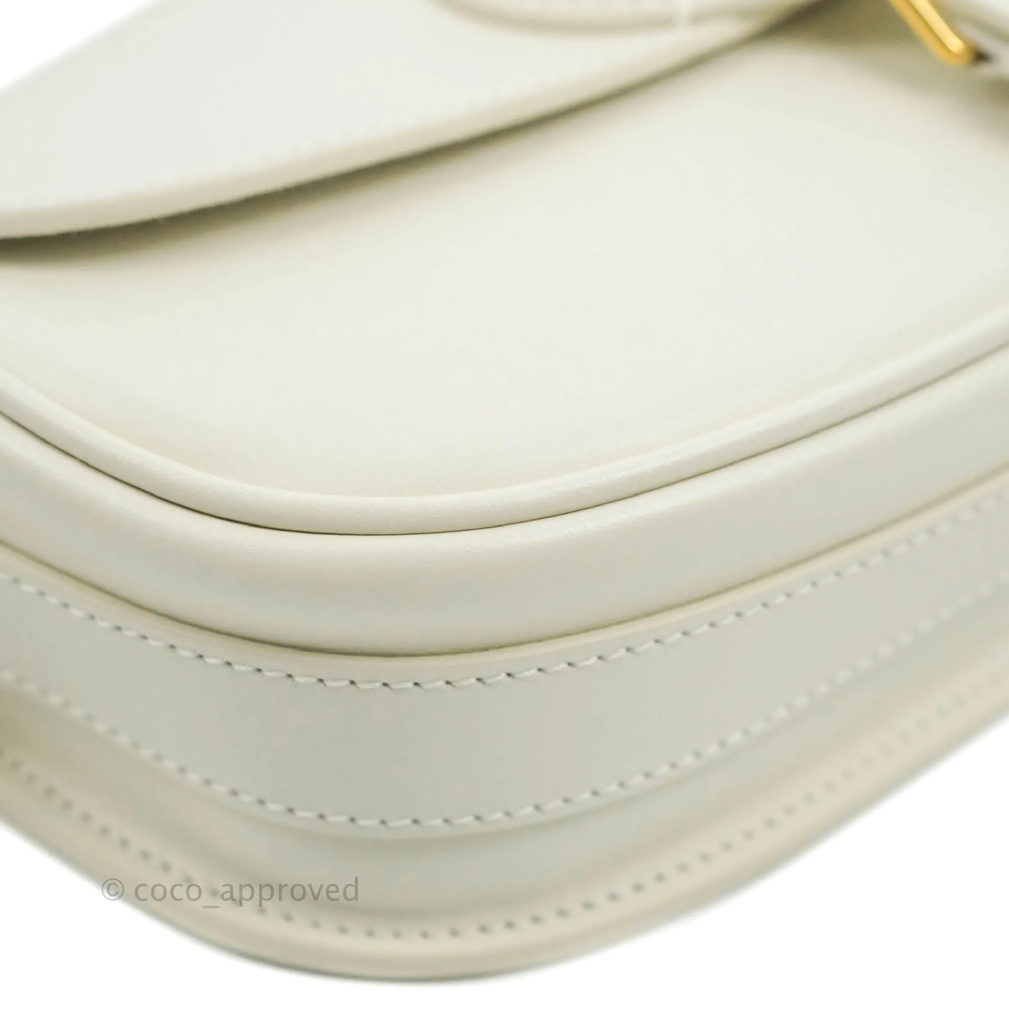 Dior Bobby East-West Bag Calfskin White