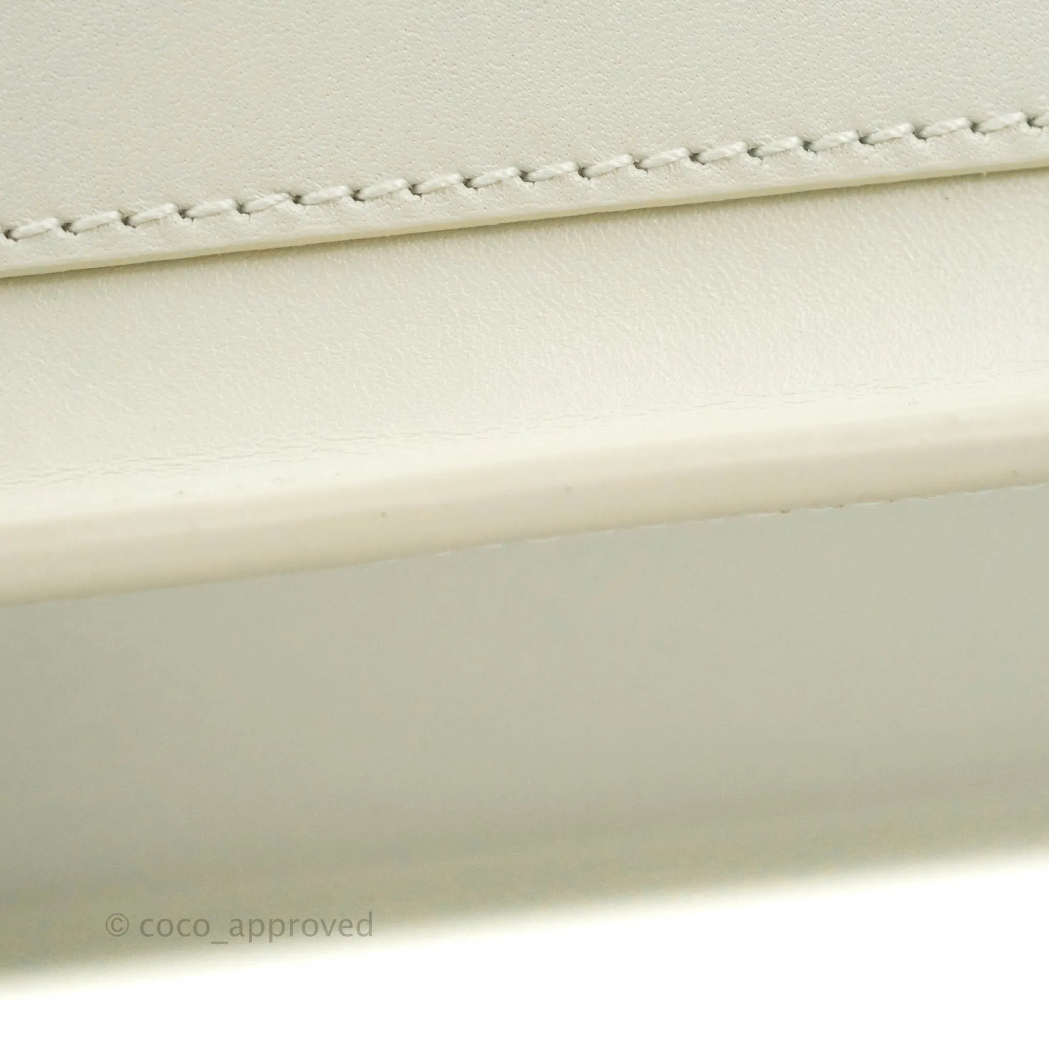 Dior Bobby East-West Bag Calfskin White