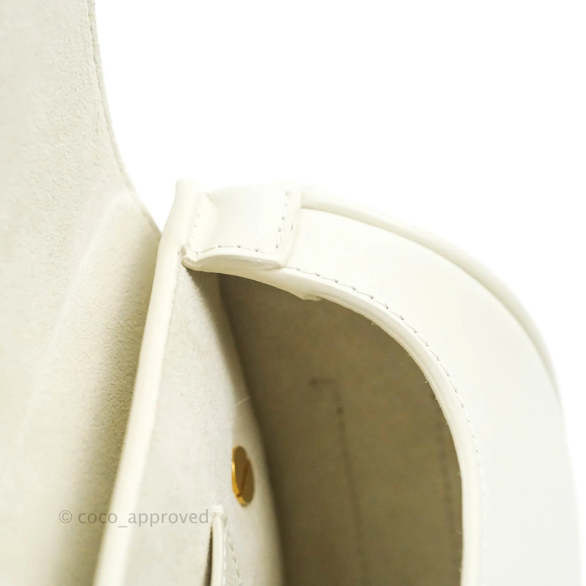 Dior Bobby East-West Bag Calfskin White