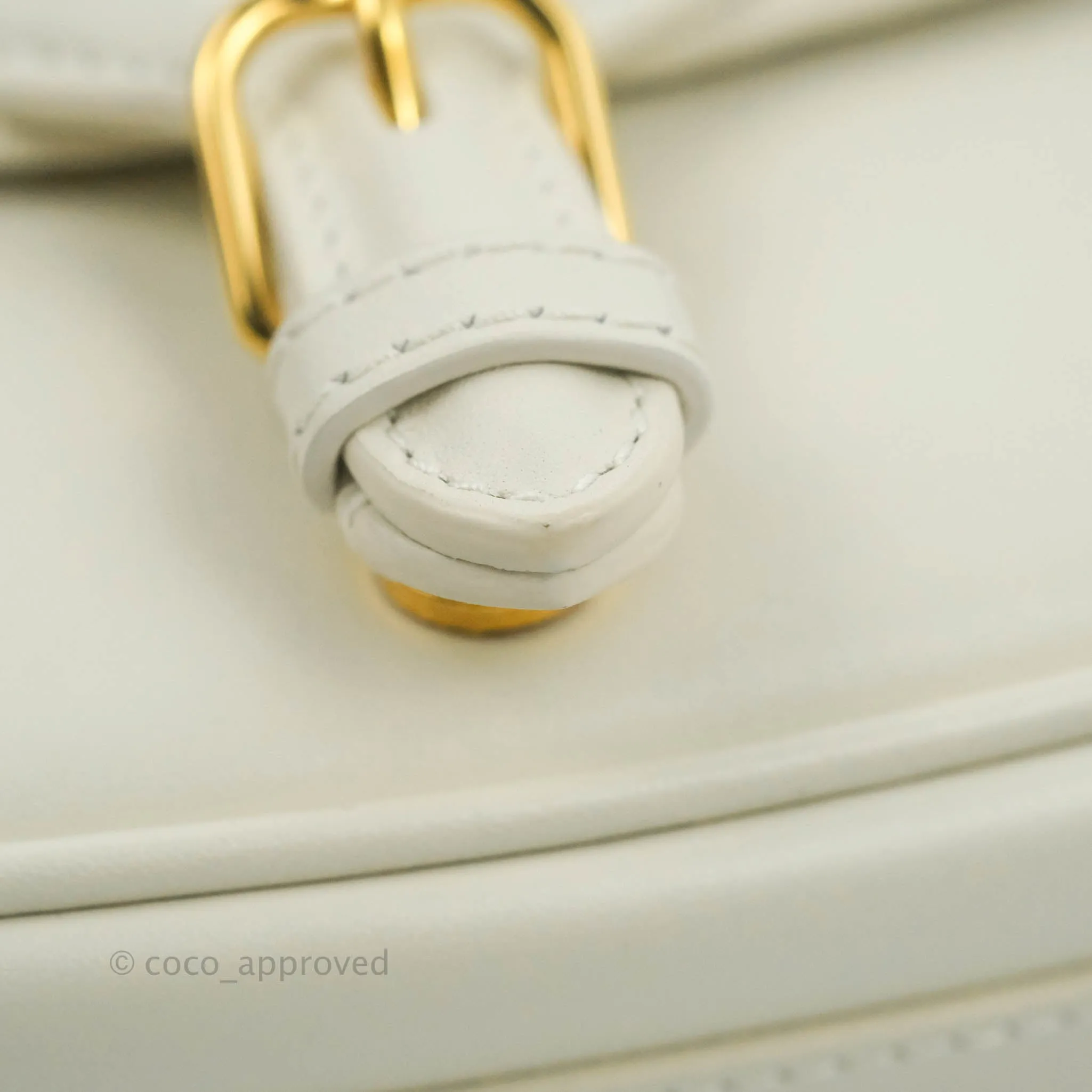 Dior Bobby East-West Bag Calfskin White