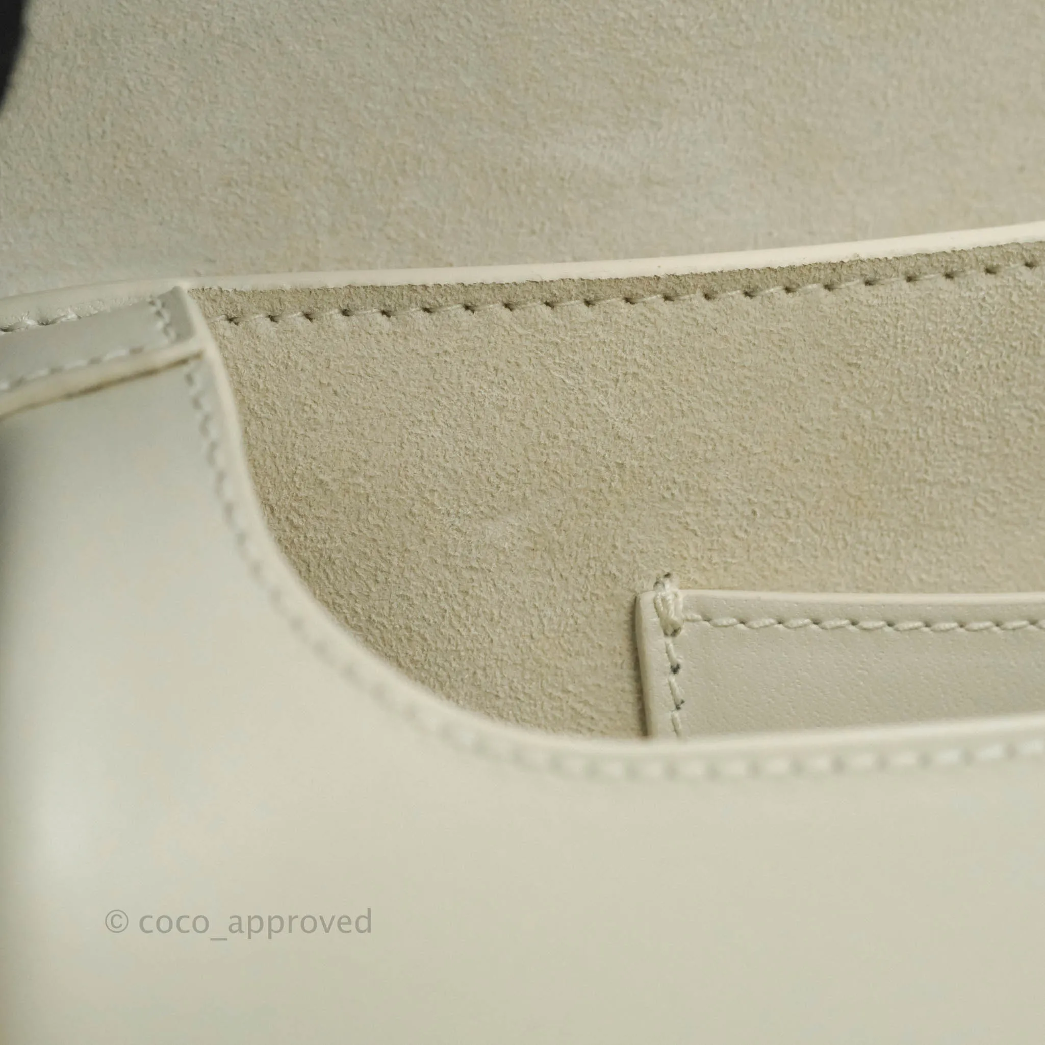 Dior Bobby East-West Bag Calfskin White