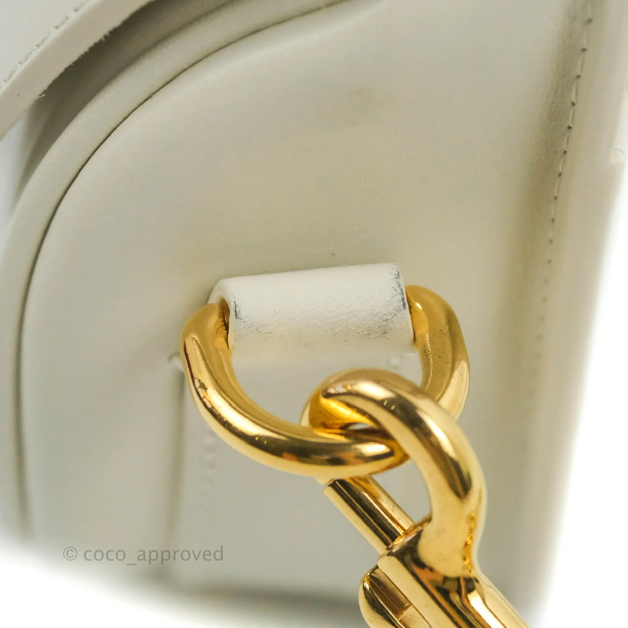 Dior Bobby East-West Bag Calfskin White