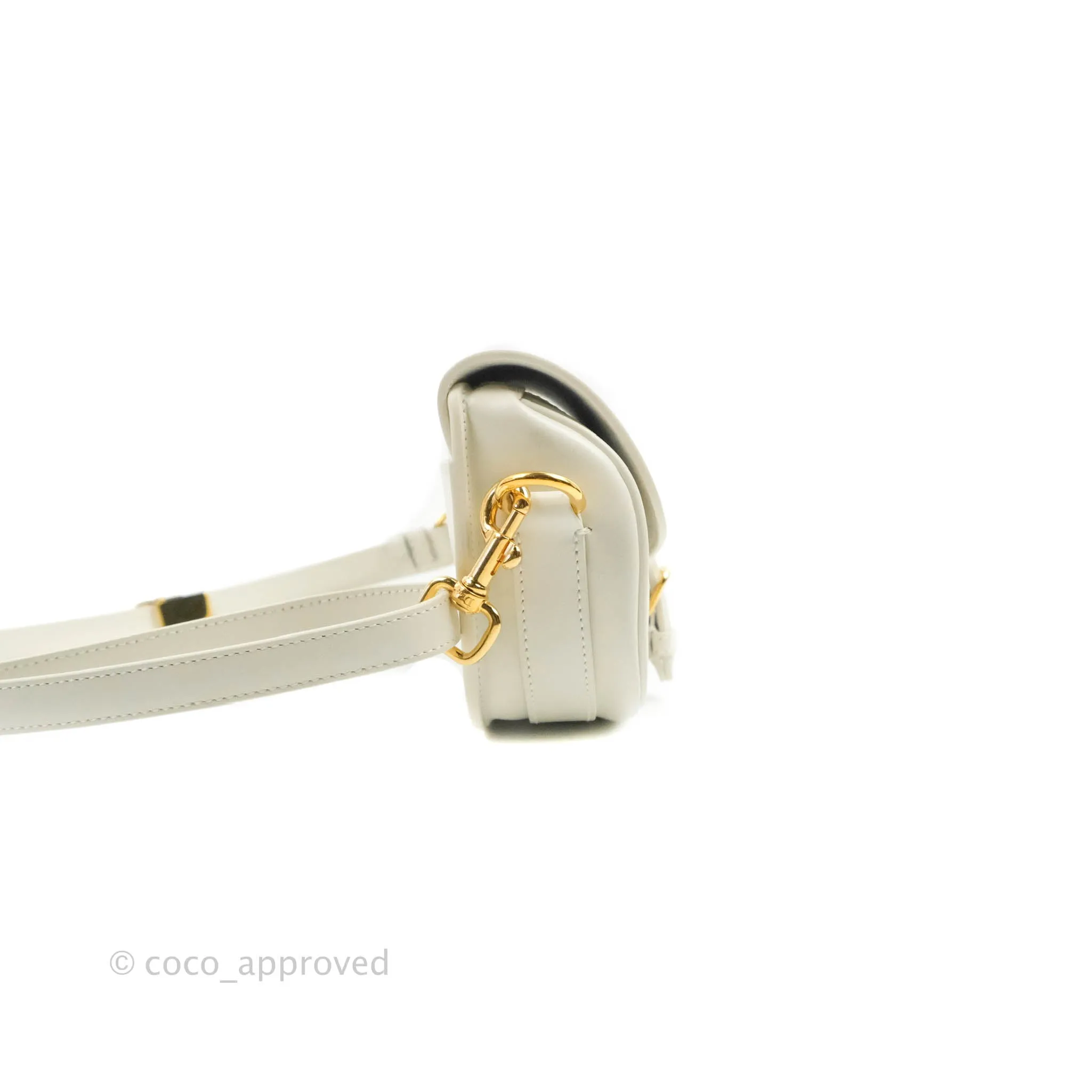 Dior Bobby East-West Bag Calfskin White