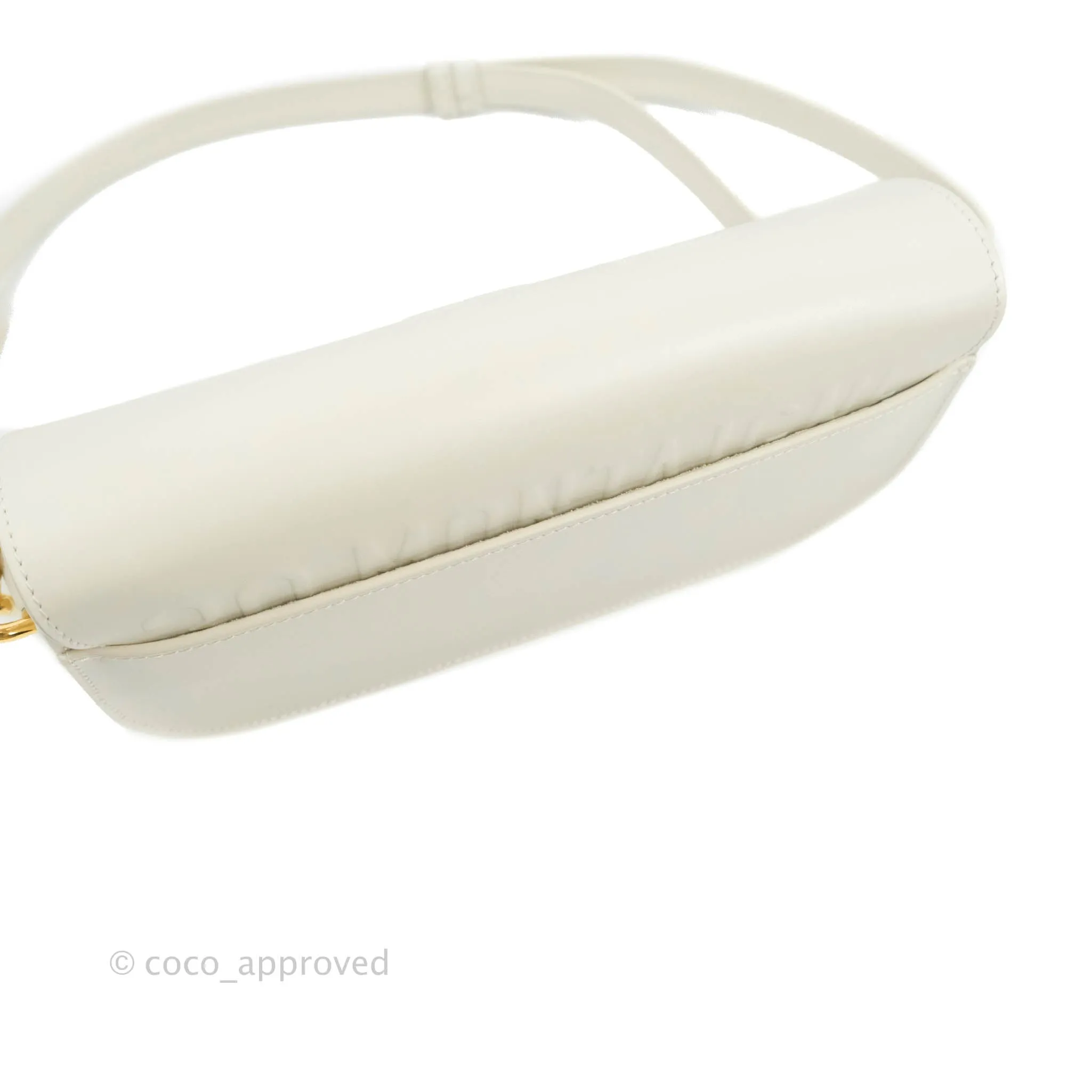 Dior Bobby East-West Bag Calfskin White