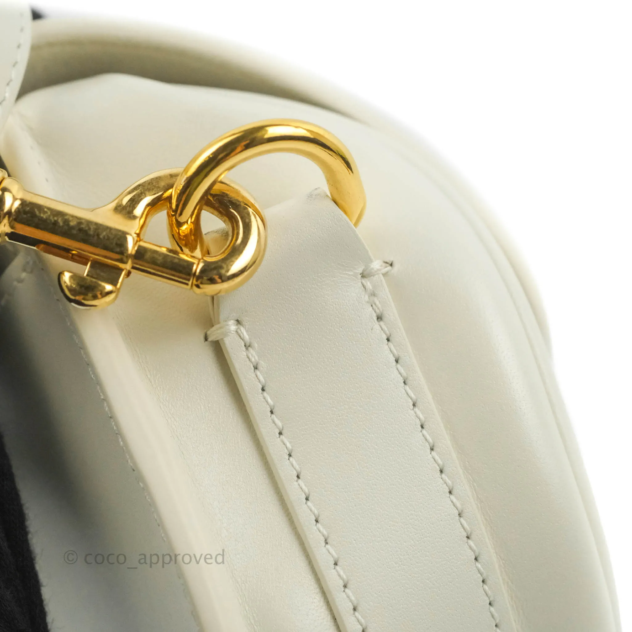 Dior Bobby East-West Bag Calfskin White