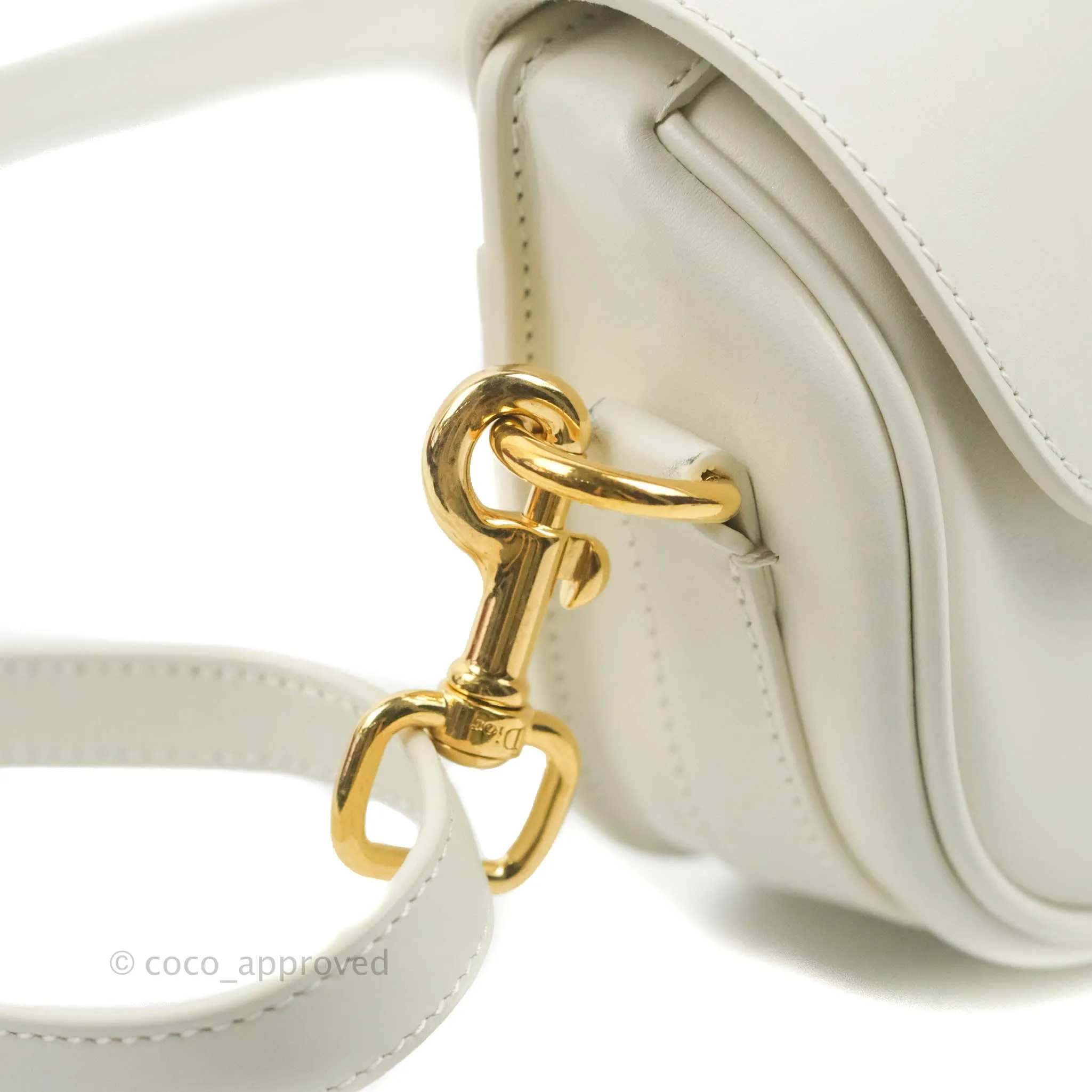 Dior Bobby East-West Bag Calfskin White