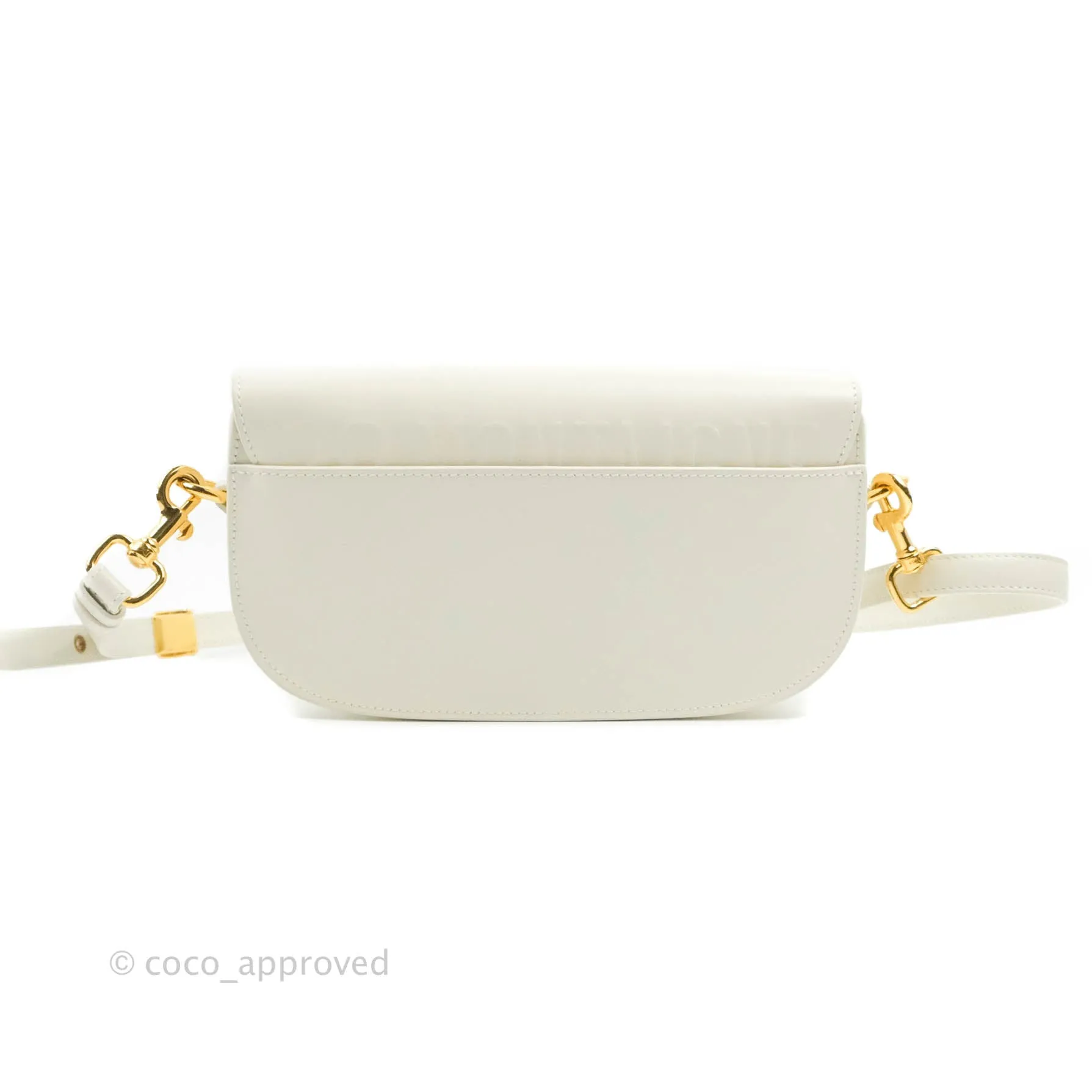 Dior Bobby East-West Bag Calfskin White