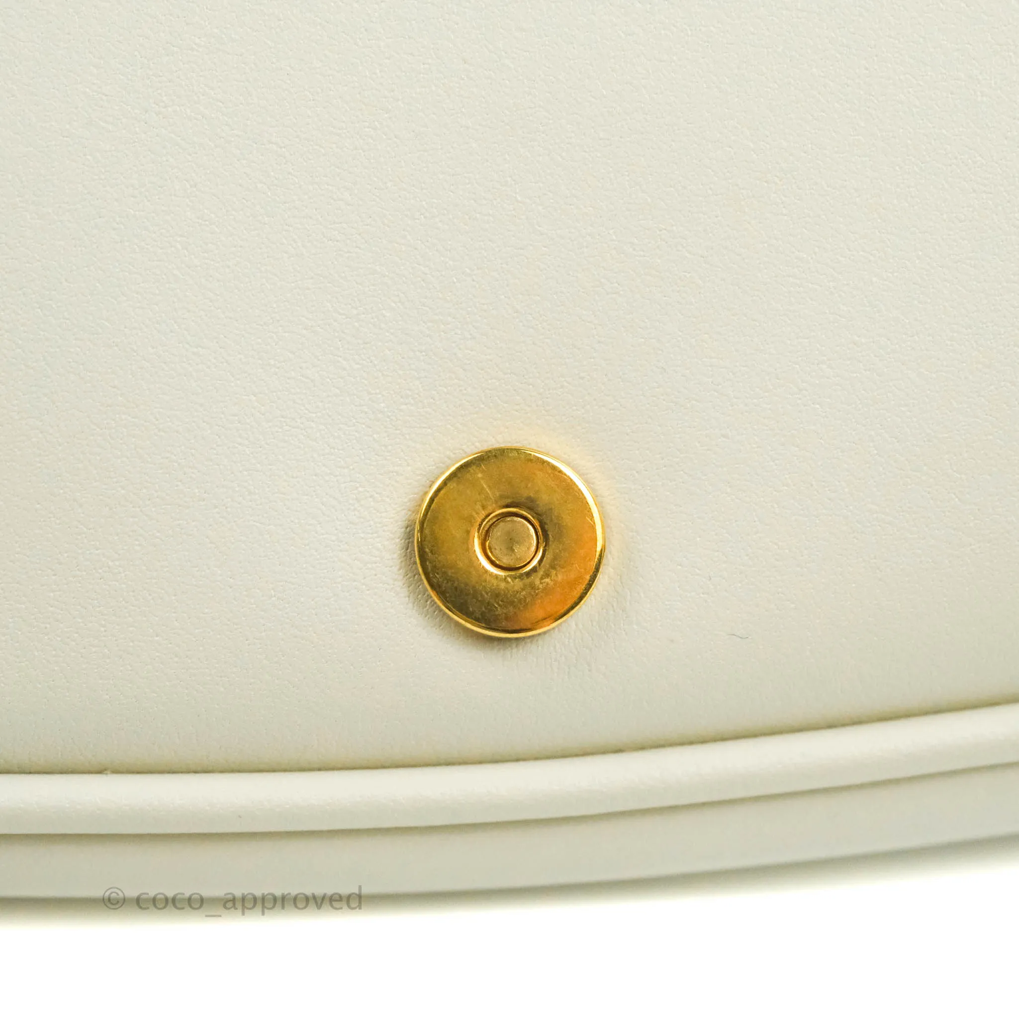 Dior Bobby East-West Bag Calfskin White