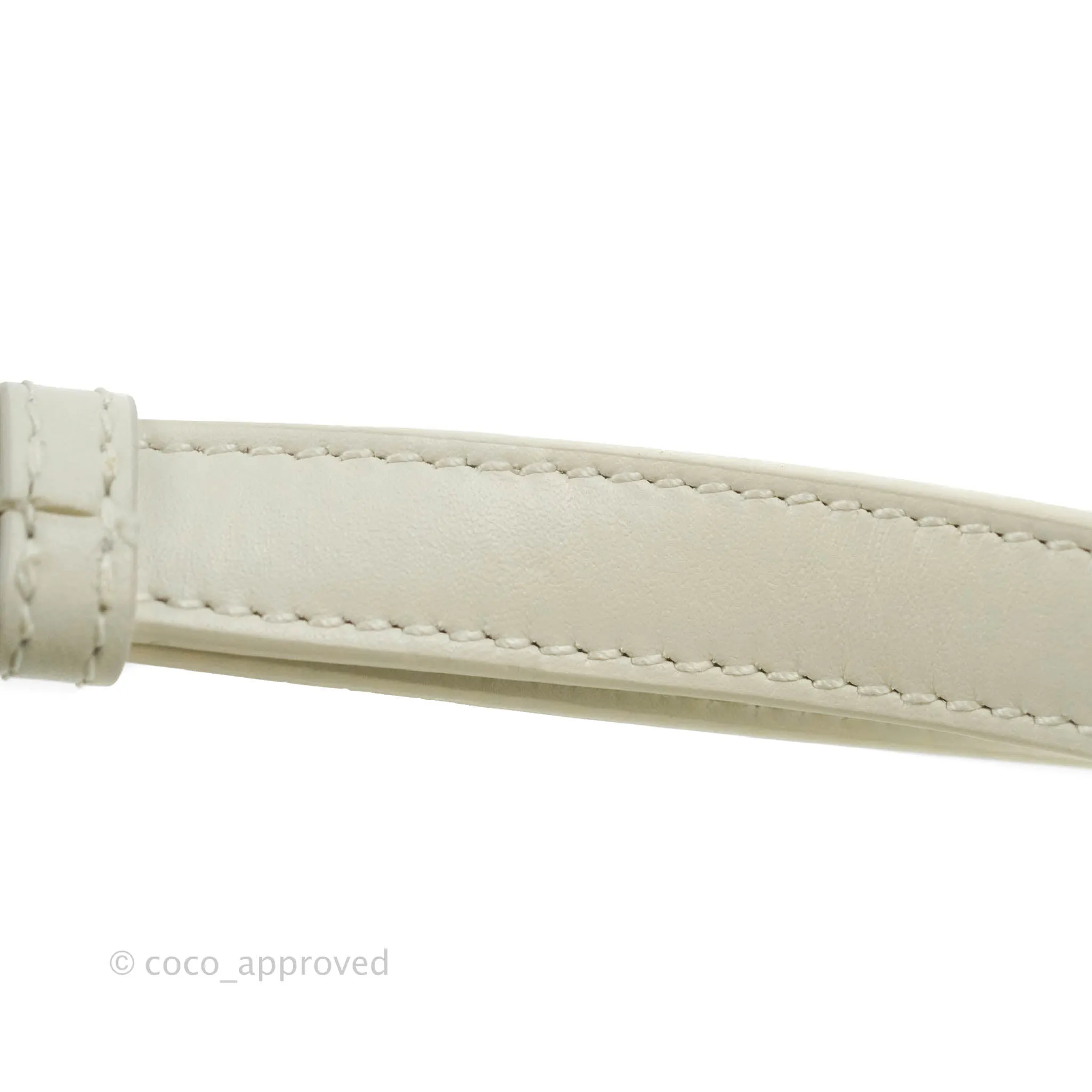 Dior Bobby East-West Bag Calfskin White