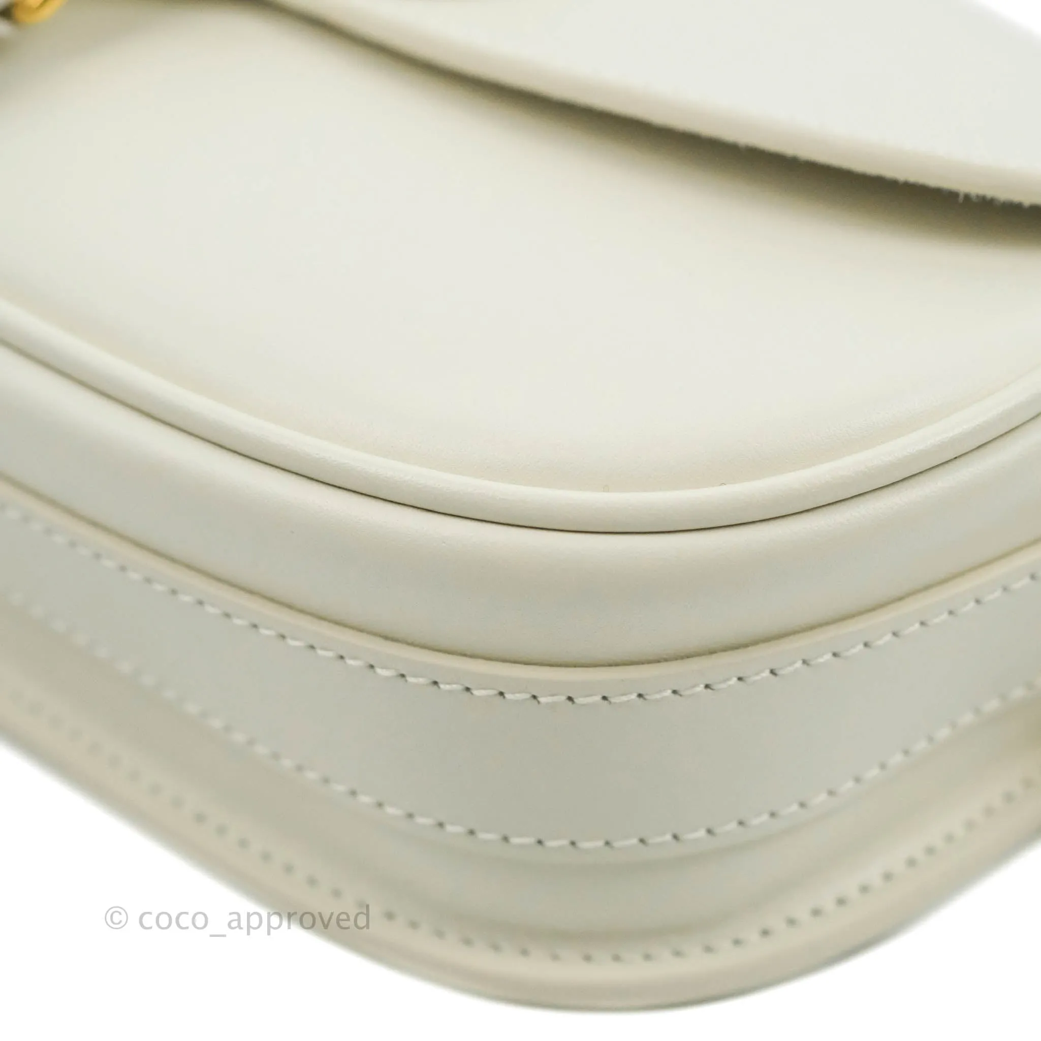 Dior Bobby East-West Bag Calfskin White