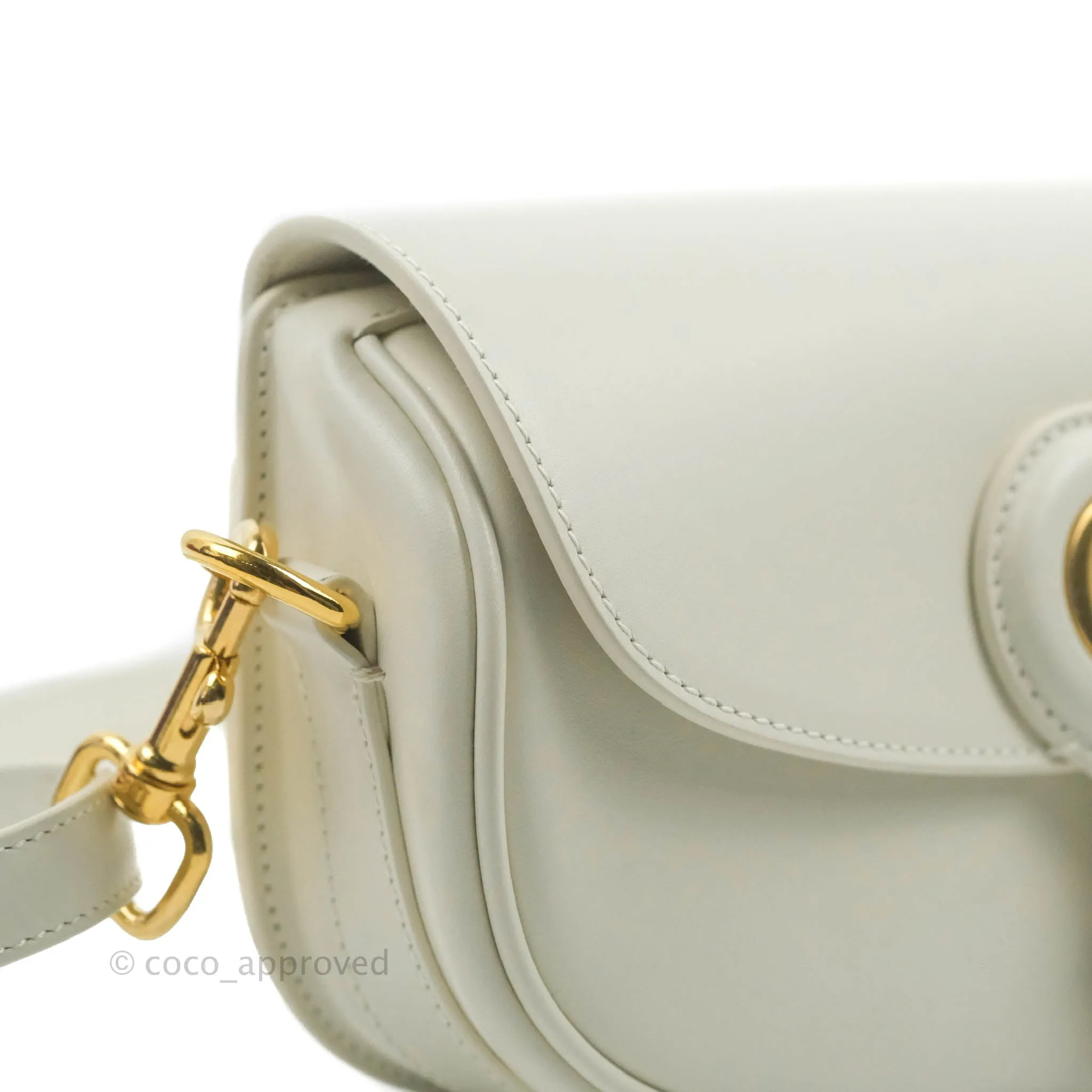Dior Bobby East-West Bag Calfskin White