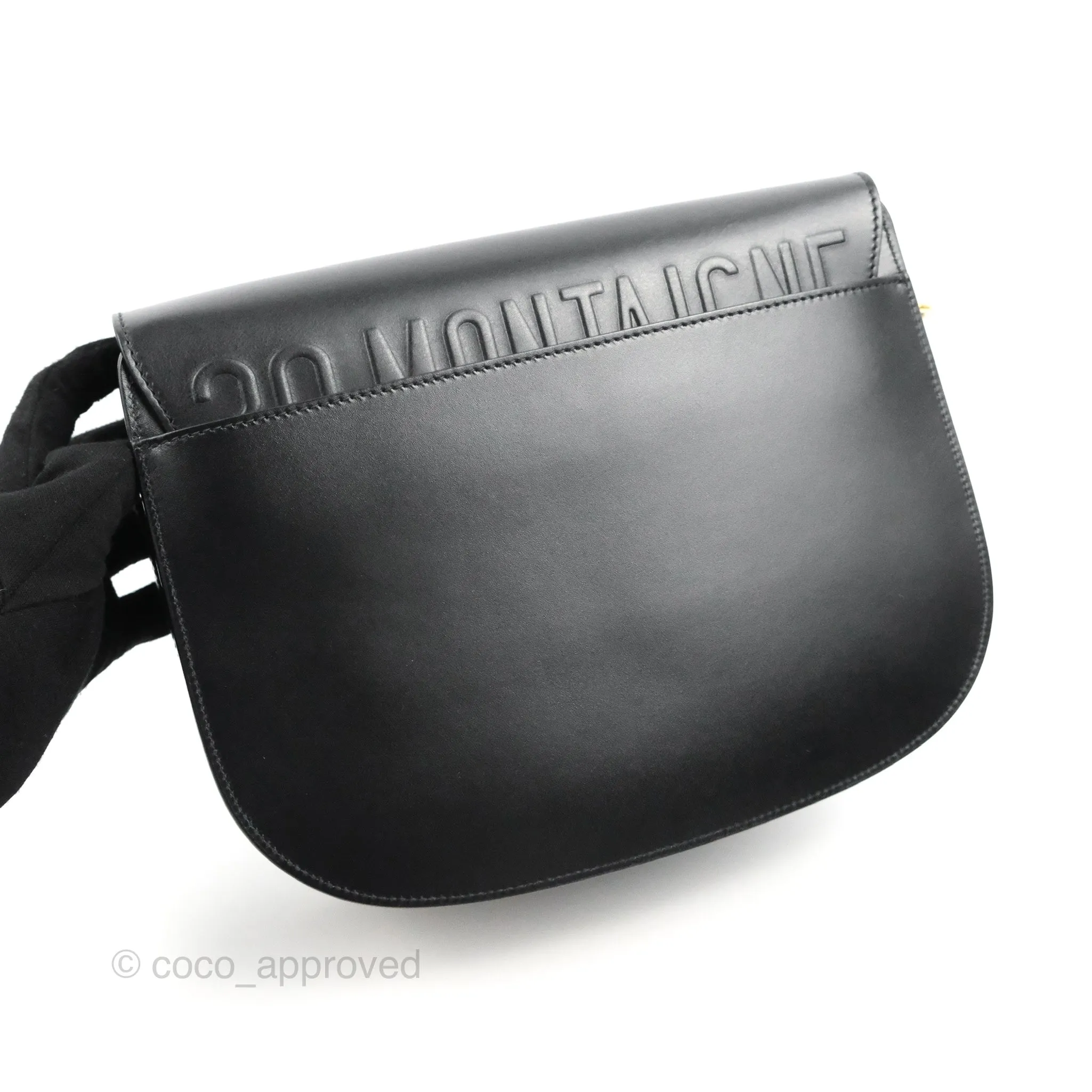 Dior Bobby Large Box Calfskin Flap Black