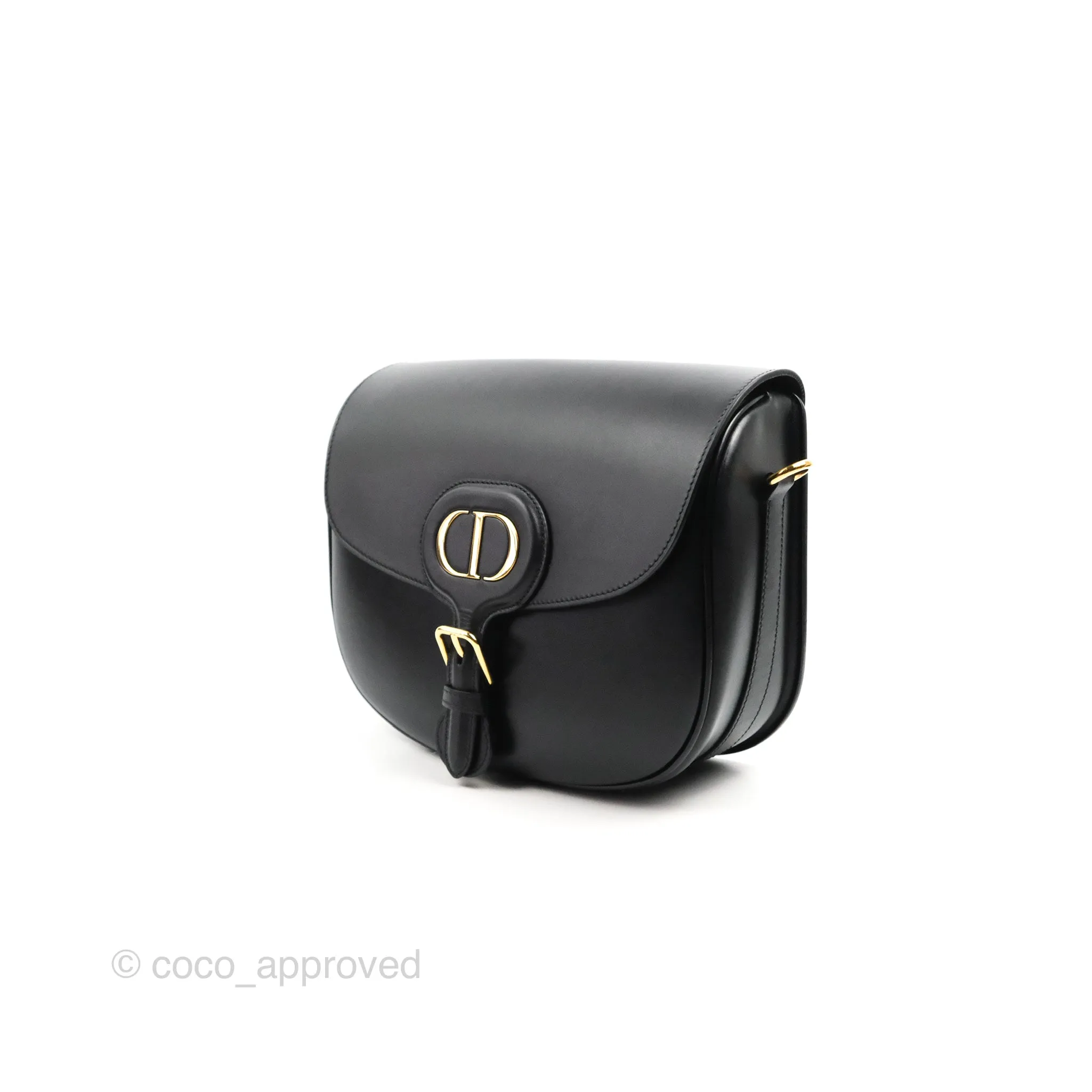 Dior Bobby Large Box Calfskin Flap Black