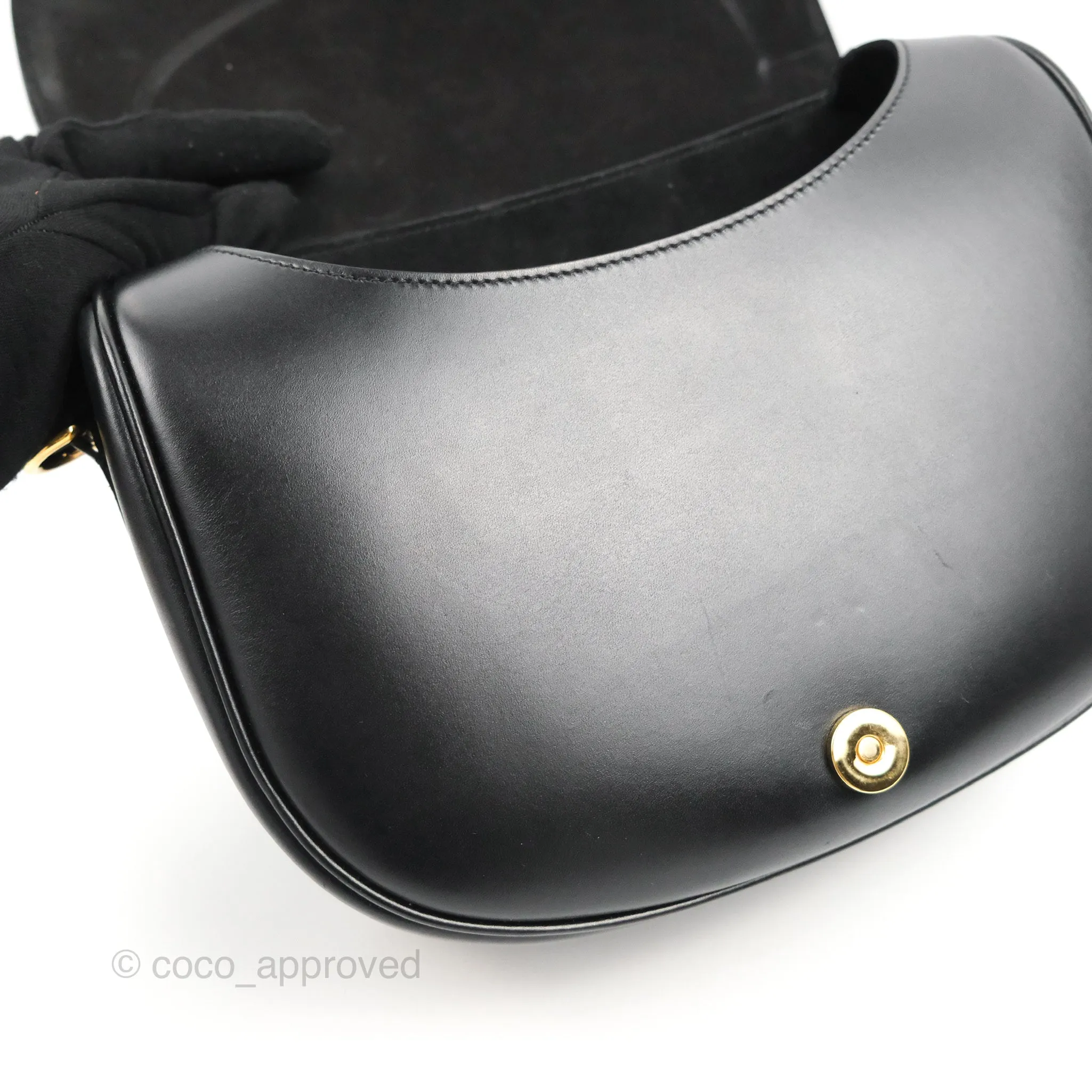 Dior Bobby Large Box Calfskin Flap Black