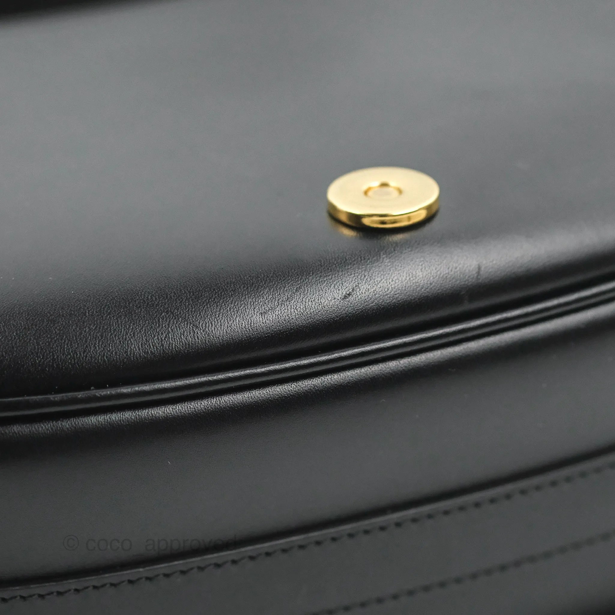 Dior Bobby Large Box Calfskin Flap Black