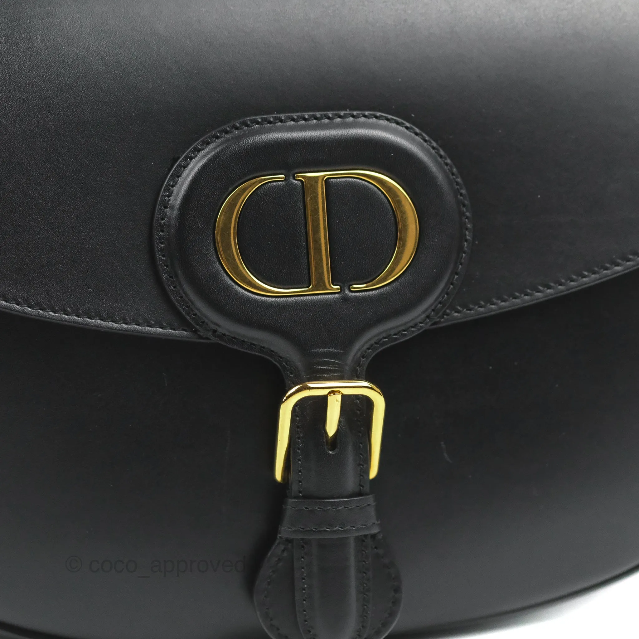 Dior Bobby Large Box Calfskin Flap Black