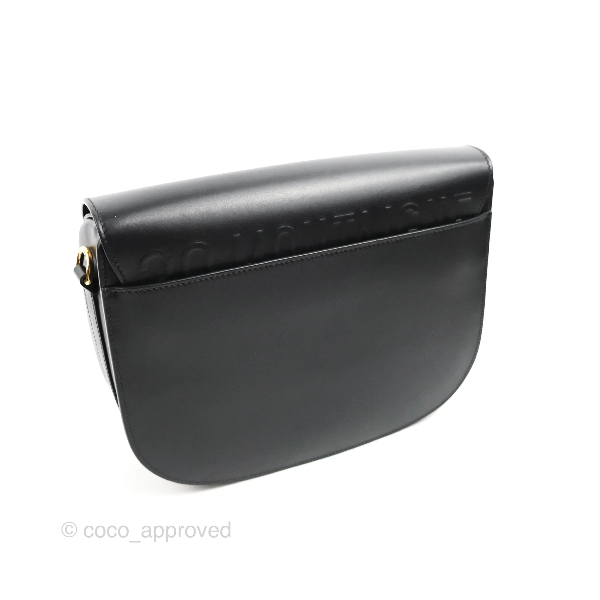 Dior Bobby Large Box Calfskin Flap Black